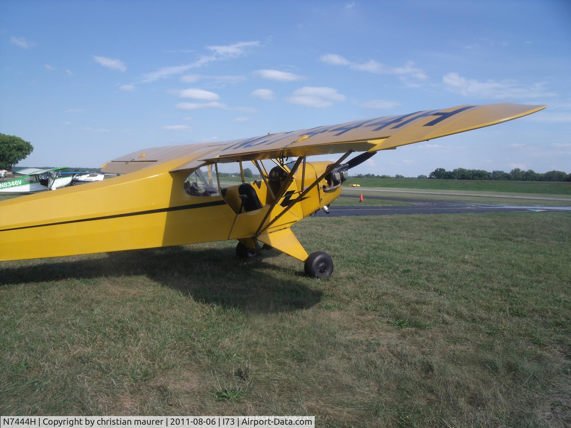 N7444H, 1946 Piper J3C-65 Cub C/N 20711, j3 cub