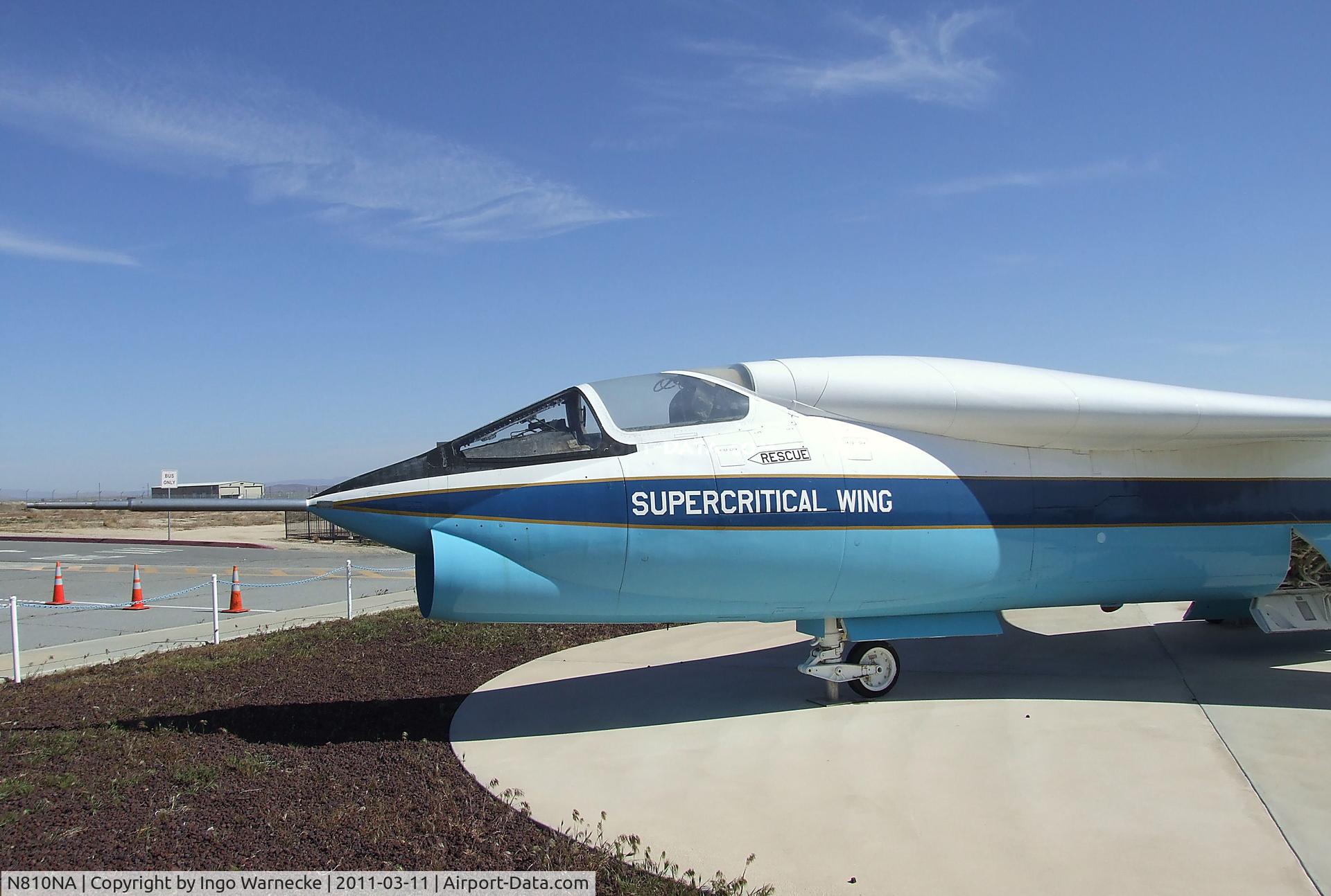 N810NA, Vought F-8A SCW Crusader C/N Not found (USN141353), Vought F-8A SCW (SuperCritical Wing) Crusader at the NASA Dryden Flight Research Center, Edwards AFB, CA