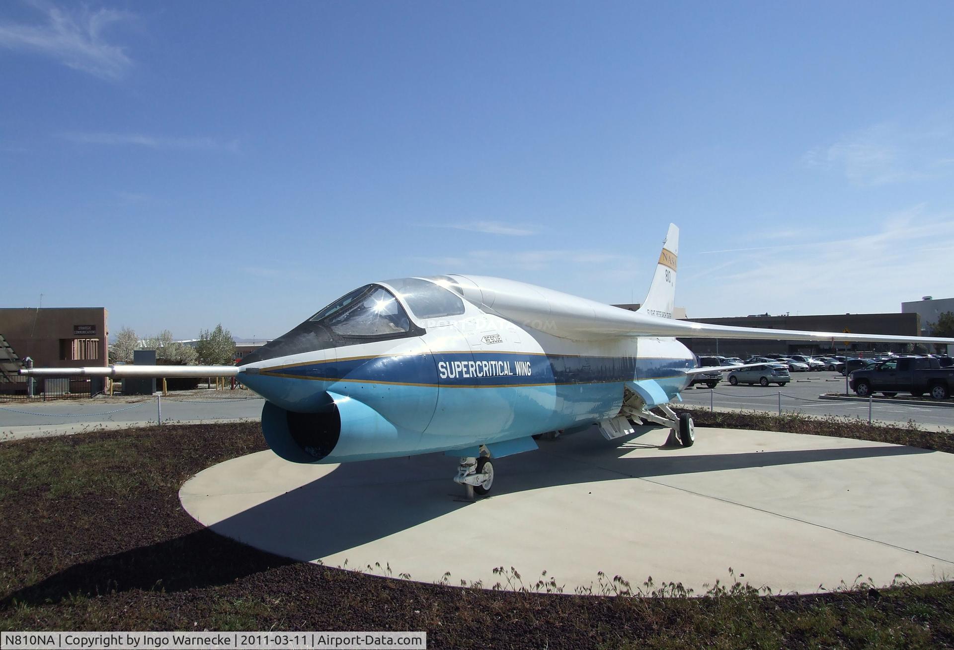 N810NA, Vought F-8A SCW Crusader C/N Not found (USN141353), Vought F-8A SCW (SuperCritical Wing) Crusader at the NASA Dryden Flight Research Center, Edwards AFB, CA