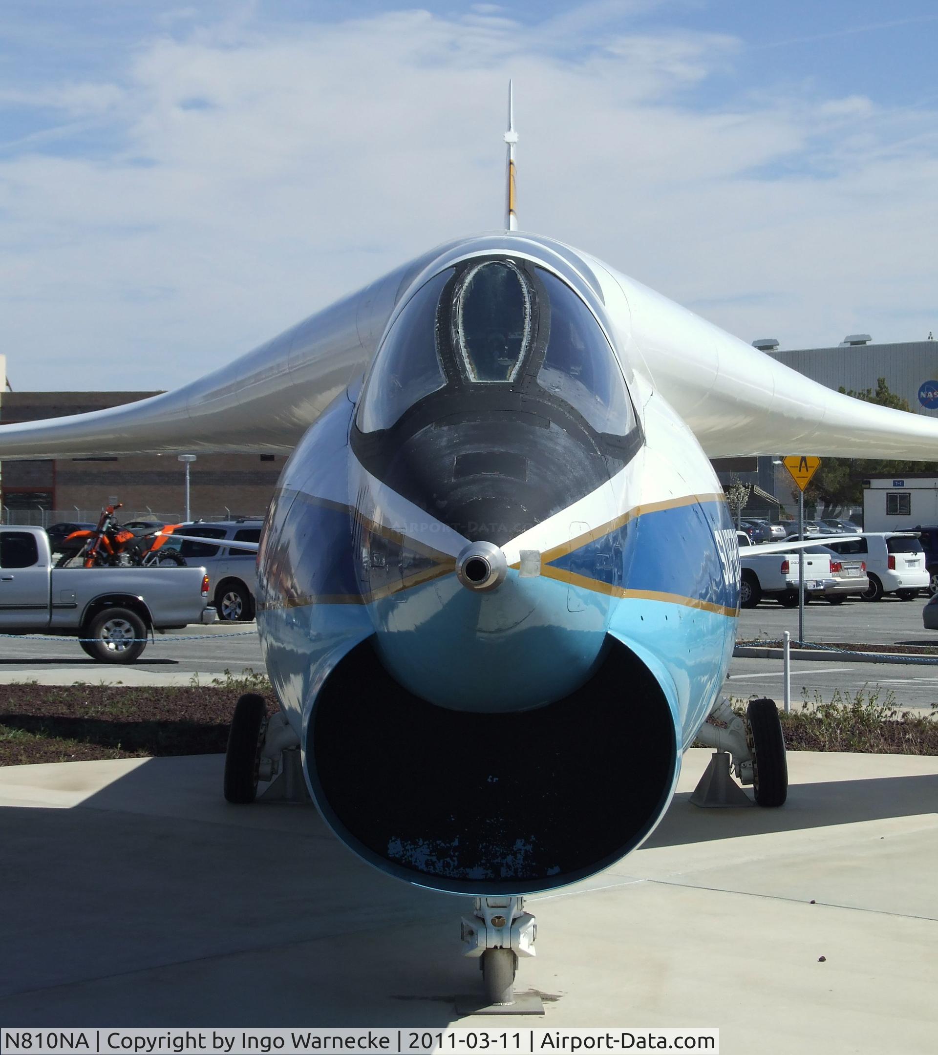 N810NA, Vought F-8A SCW Crusader C/N Not found (USN141353), Vought F-8A SCW (SuperCritical Wing) Crusader at the NASA Dryden Flight Research Center, Edwards AFB, CA