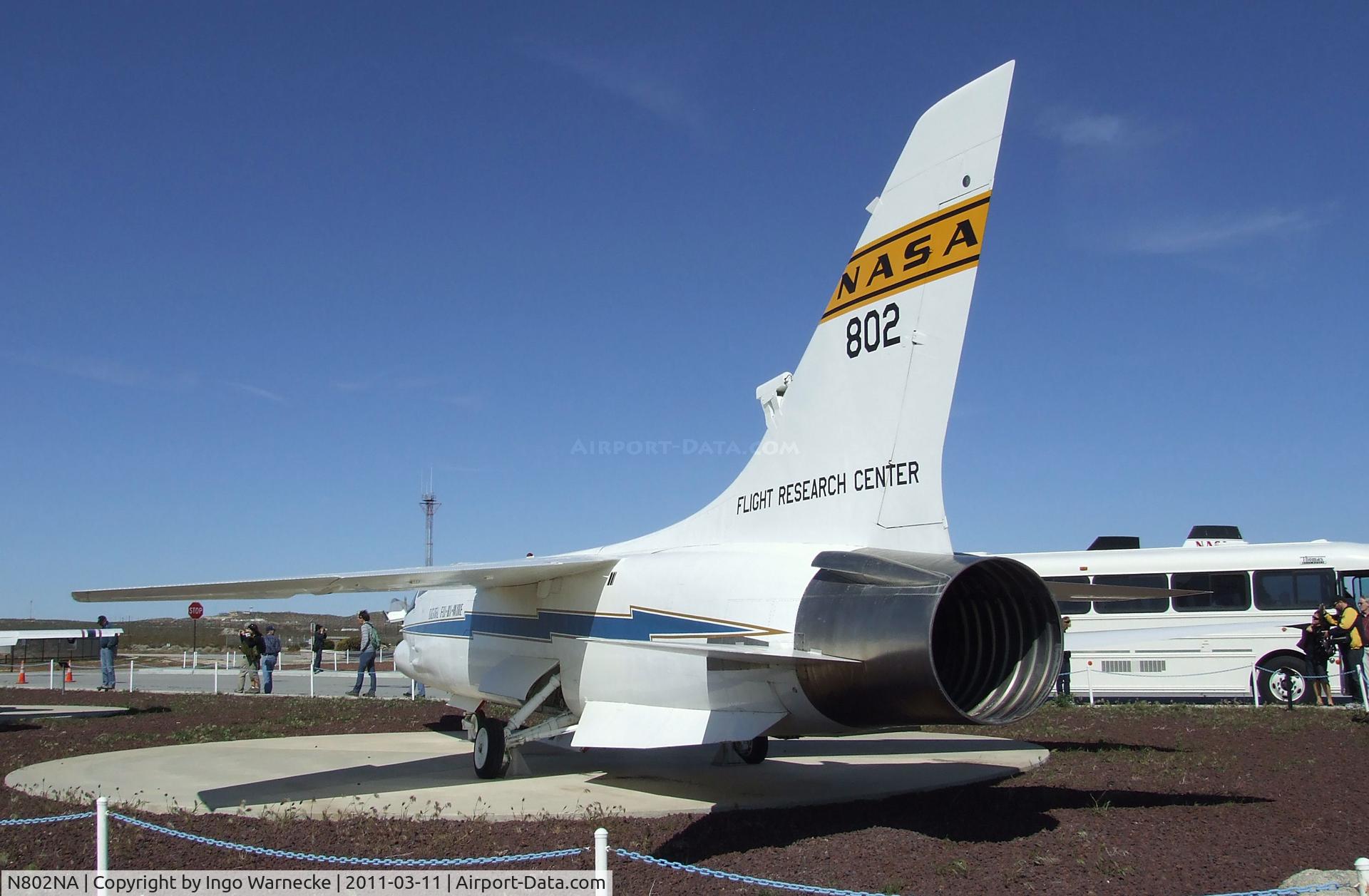 N802NA, Vought F-8C Crusader Crusader C/N 373, Vought F-8C DFBW (Digital-Fly-By-Wire) Crusader at the NASA Dryden Flight Research Center, Edwards AFB, CA