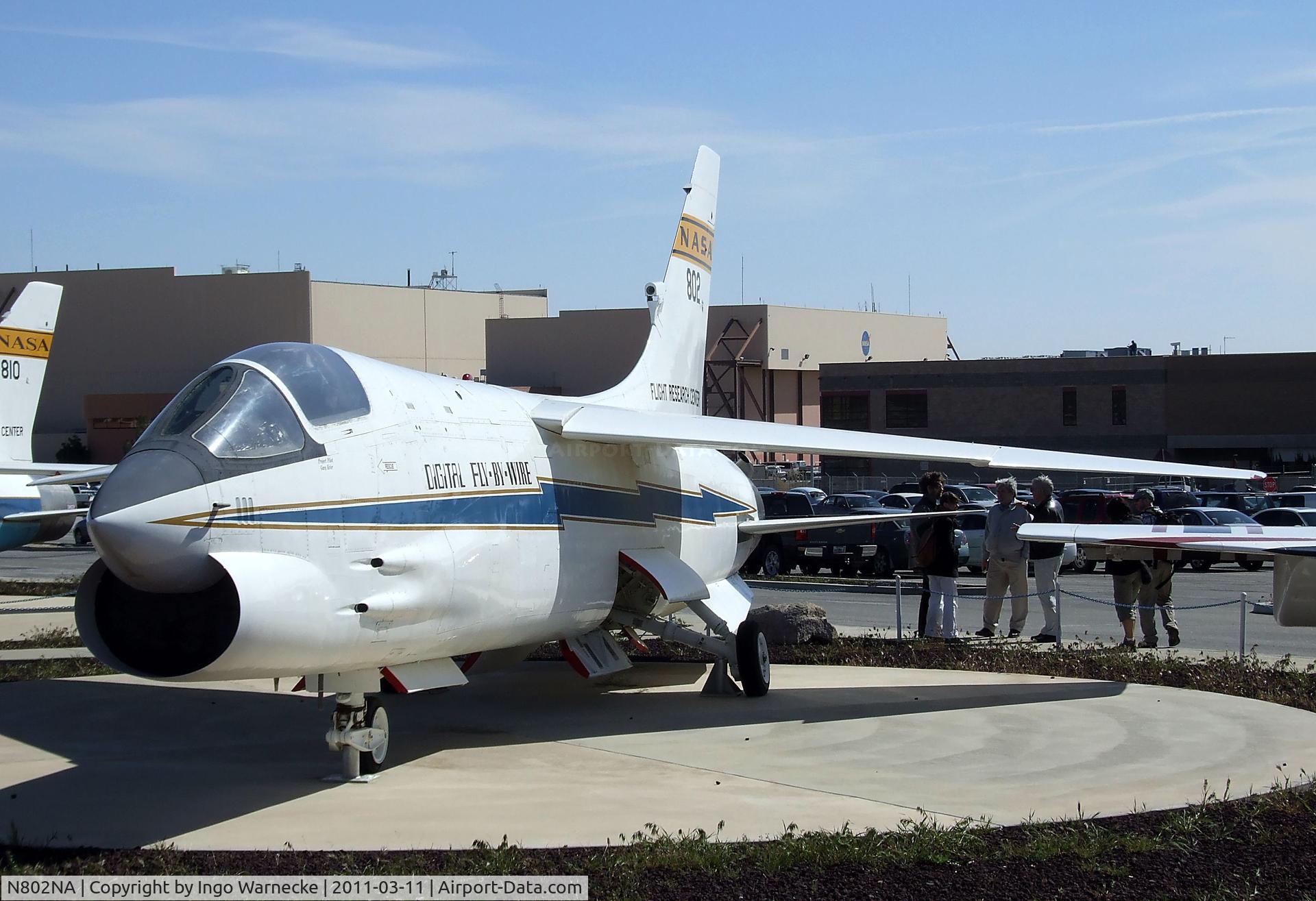 N802NA, Vought F-8C Crusader Crusader C/N 373, Vought F-8C DFBW (Digital-Fly-By-Wire) Crusader at the NASA Dryden Flight Research Center, Edwards AFB, CA