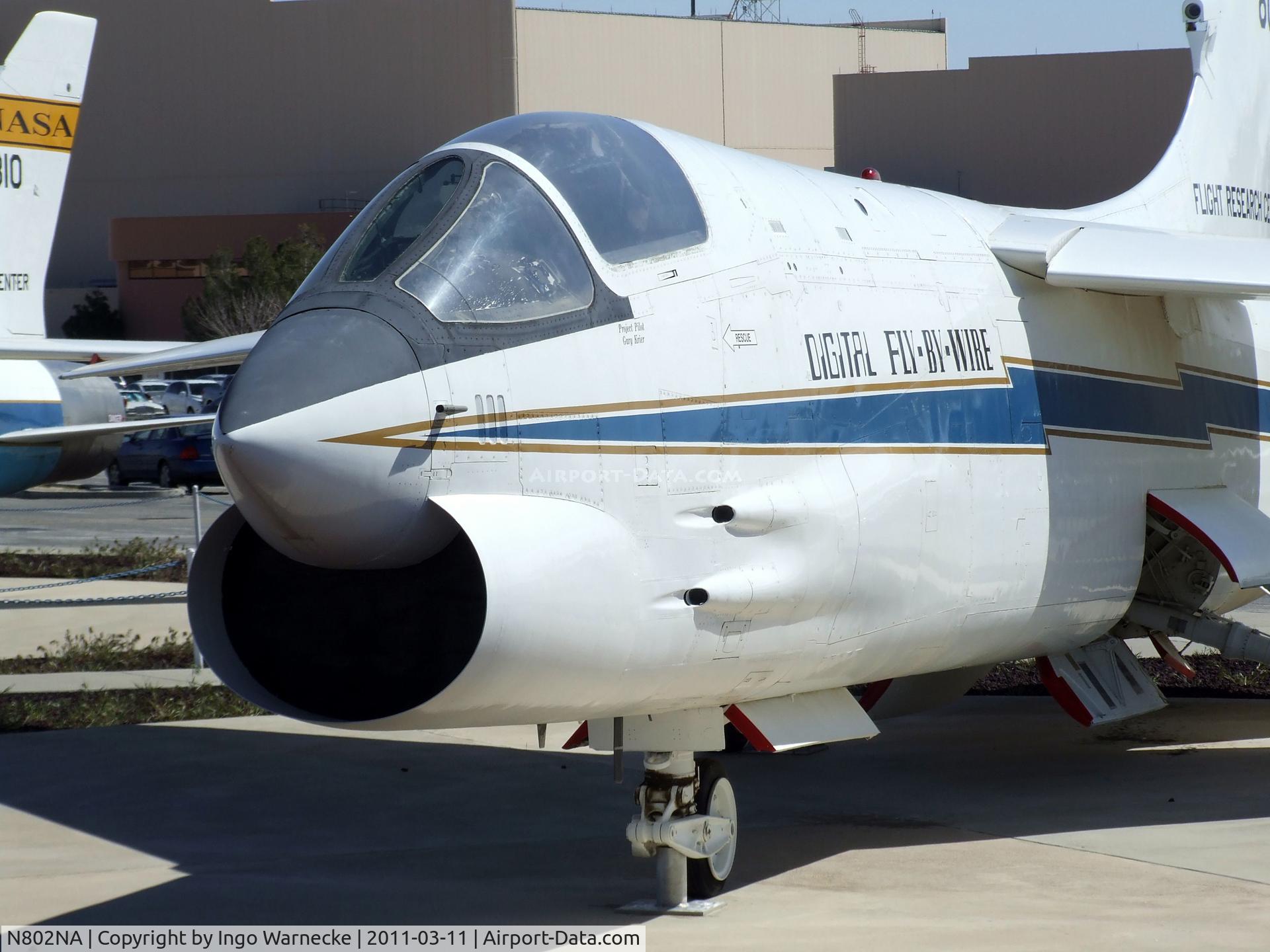 N802NA, Vought F-8C Crusader Crusader C/N 373, Vought F-8C DFBW (Digital-Fly-By-Wire) Crusader at the NASA Dryden Flight Research Center, Edwards AFB, CA
