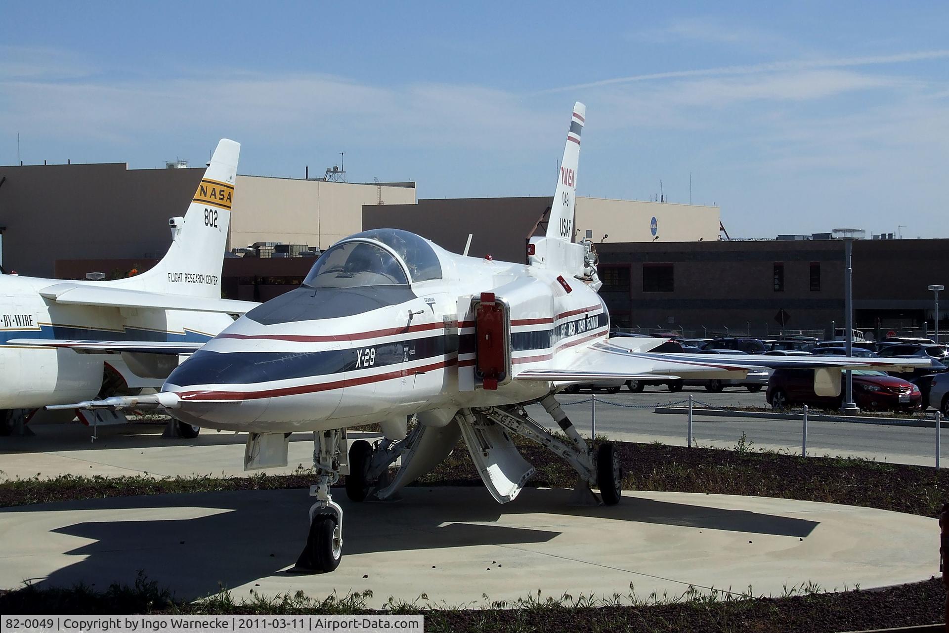 82-0049, 1982 Grumman X-29A C/N Not found 82-0049, Grumman X-29A at the NASA Dryden Flight Research Center, Edwards AFB, CA