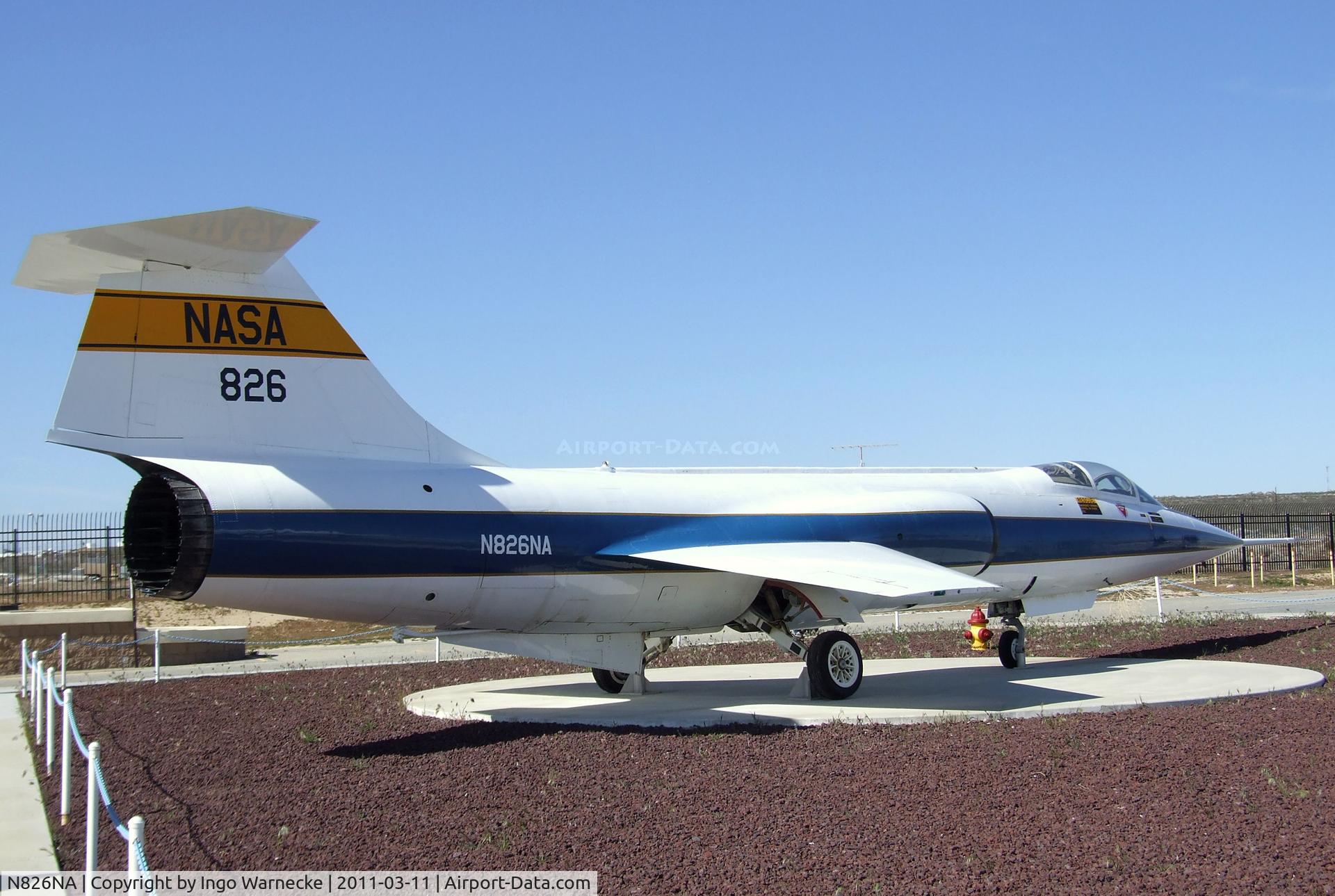 N826NA, Lockheed F-104G Starfighter C/N 683-8213, Lockheed F-104G Starfighter at the NASA Dryden Flight Research Center, Edwards AFB, CA