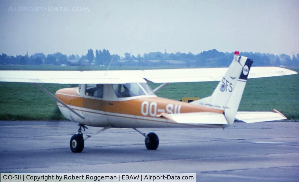 OO-SII, 1965 Cessna 150F C/N 150-62208, SFS.SOTRAMAT FLYING SCHOOL.Late 1960's.
