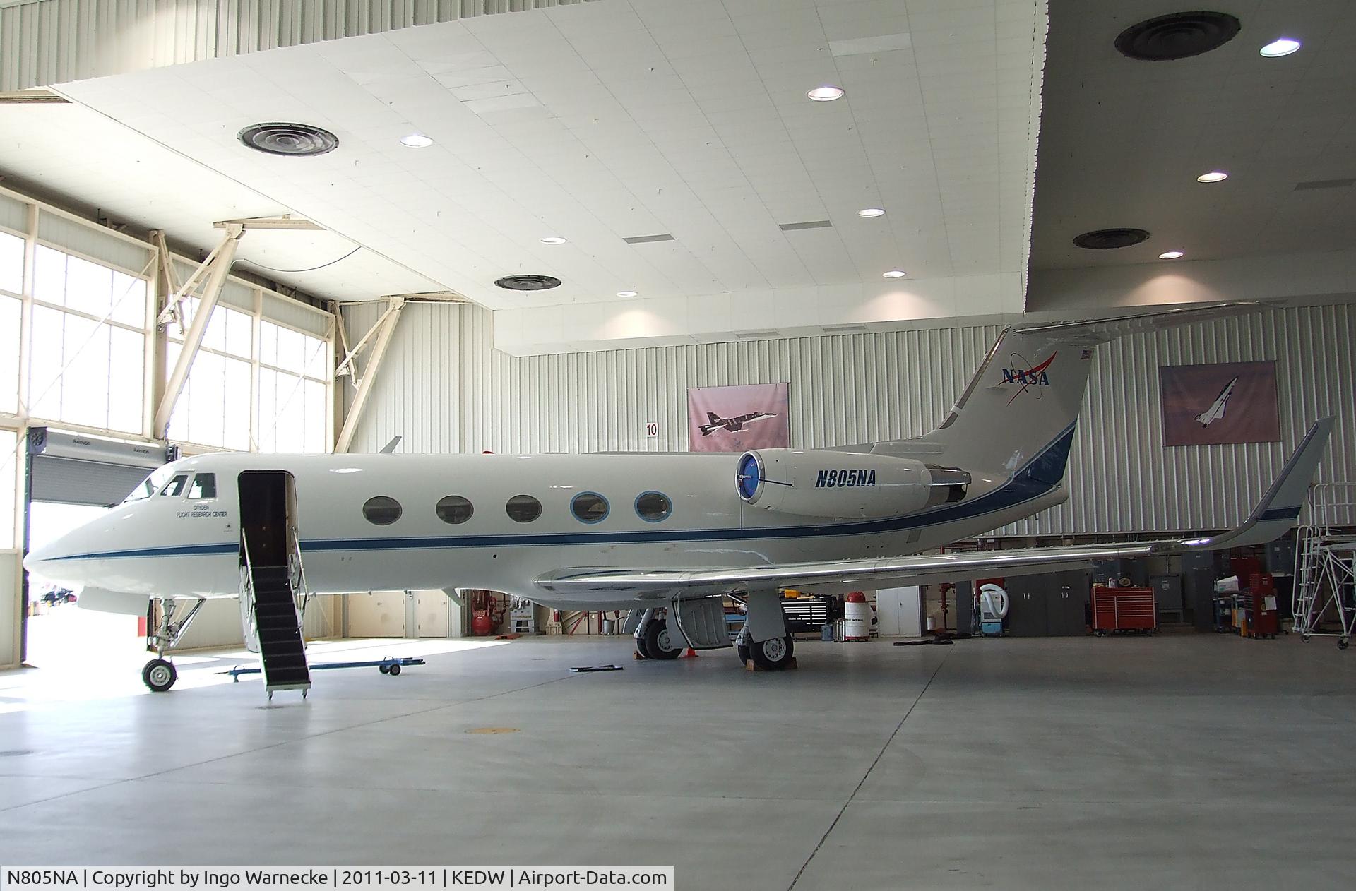 N805NA, 1978 Grumman G-1159 Gulfstream II C/N 221, Gulfstream G-1159 Gulfstream II of NASA at the NASA Dryden Flight Research Center, Edwards AFB, CA