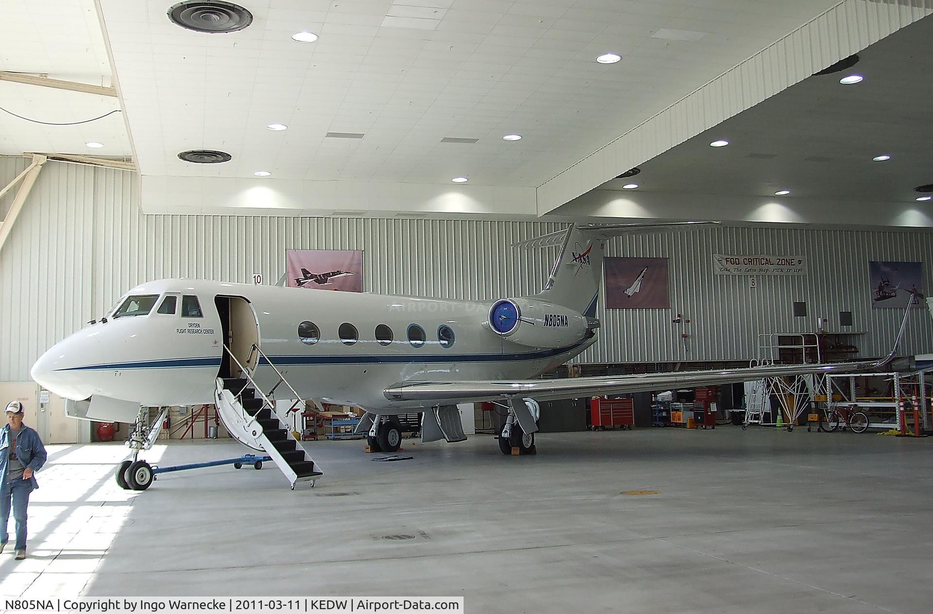 N805NA, 1978 Grumman G-1159 Gulfstream II C/N 221, Gulfstream G-1159 Gulfstream II of NASA at the NASA Dryden Flight Research Center, Edwards AFB, CA