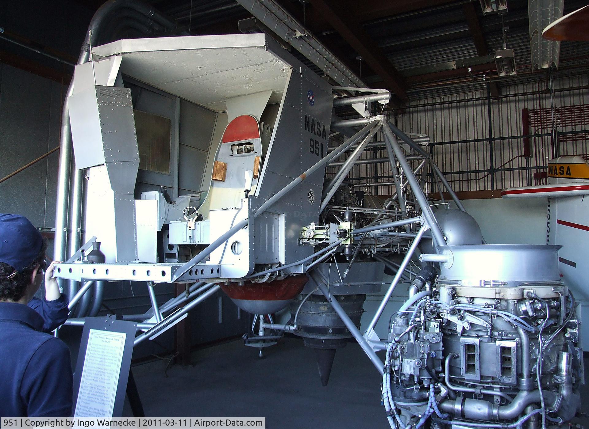 951, Bell LLTV C/N 4333, Bell LLTV (Lunar Landing Training Vehicle) at the NASA Dryden Flight Research Center, Edwards AFB, CA