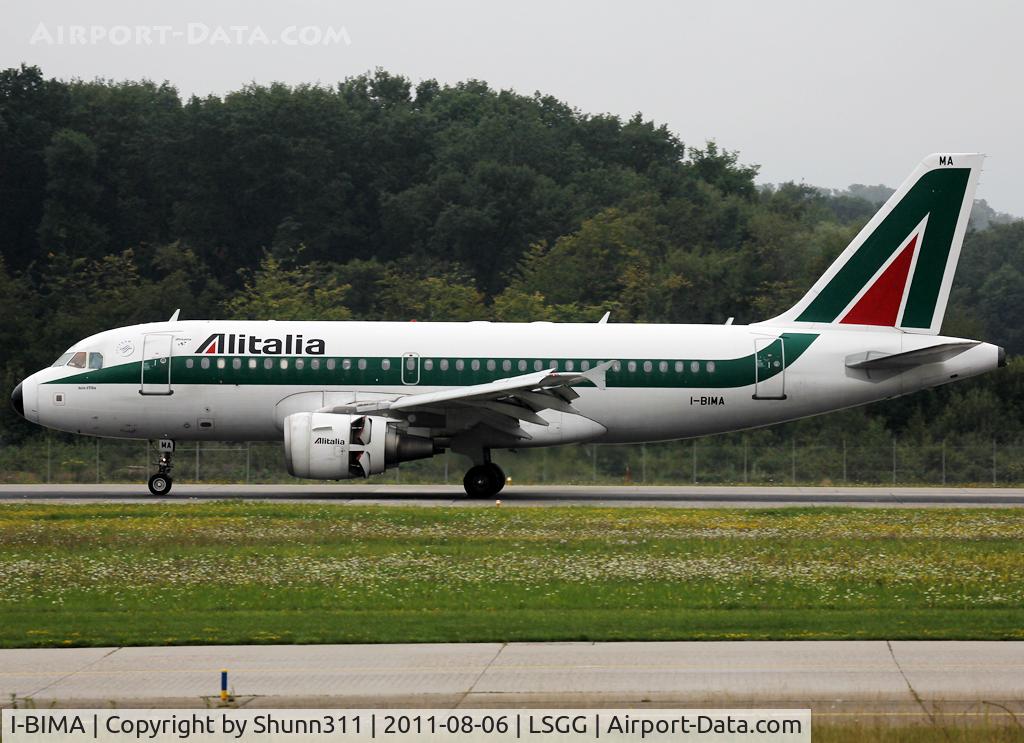 I-BIMA, 2002 Airbus A319-112 C/N 1722, Landing rwy 23