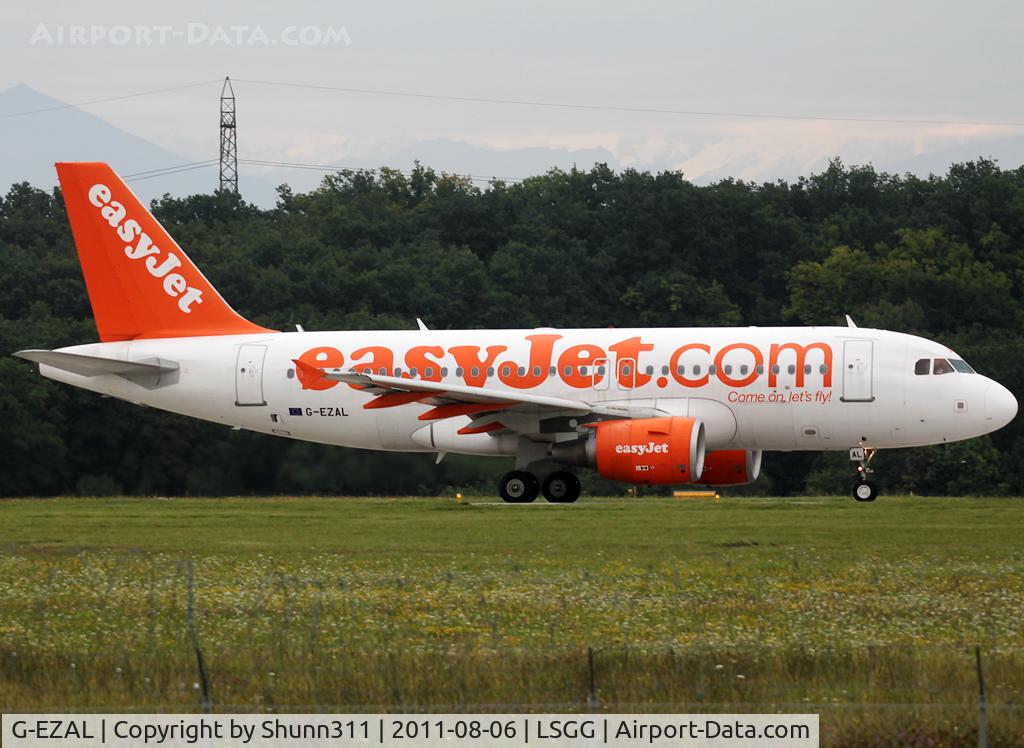 G-EZAL, 2006 Airbus A319-111 C/N 2754, Ready for take off rwy 23