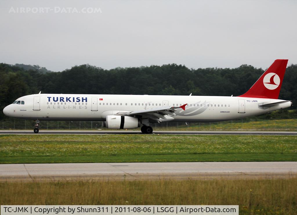 TC-JMK, 2008 Airbus A321-232 C/N 3738, Landing rwy 23