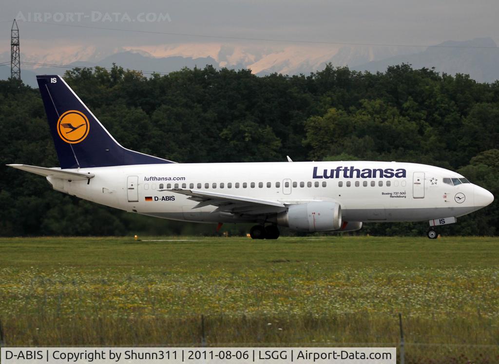 D-ABIS, 1991 Boeing 737-530 C/N 24942, Ready for take off rwy 23