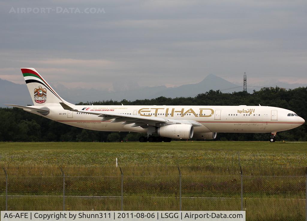 A6-AFE, 2011 Airbus A330-343X C/N 1226, Ready for take off rwy 23
