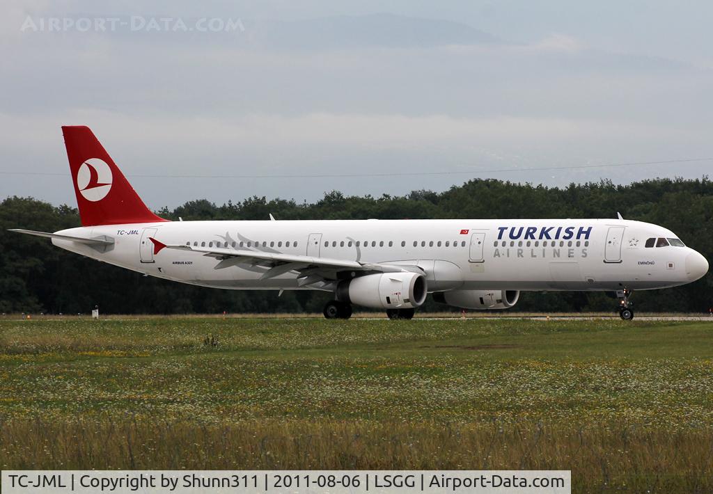TC-JML, 2008 Airbus A321-231 C/N 3382, Ready for take off rwy 23