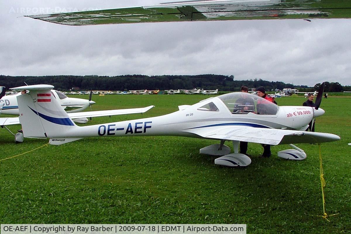 OE-AEF, HOAC DV-20 Katana C/N 20200, HOAC DV-20 Katana [20.200] Tannheim~D 18/07/2009