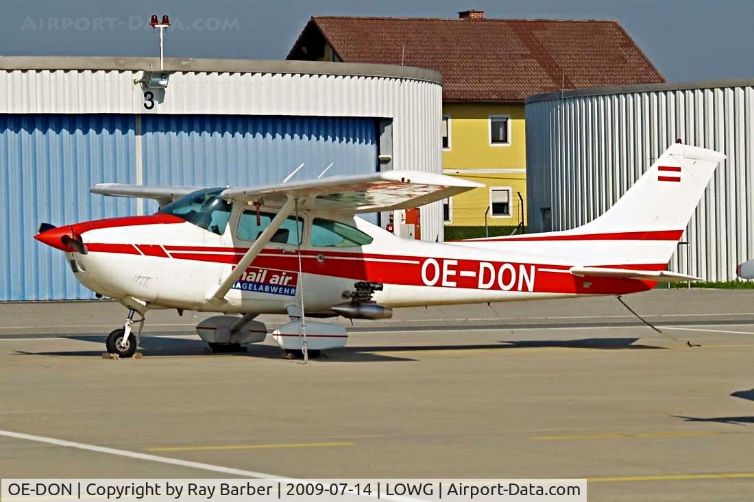 OE-DON, Cessna 182R Skylane C/N 18267887, Cessna 182R Skylane [182-67887] Graz~OE 14/07/2009