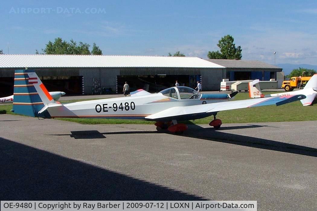 OE-9480, Scheibe SF-25C Falke C/N 44561, Scheibe SF-25C Rotax-Falke [44561] Wiener Neustadt West~OE 12/07/2009.