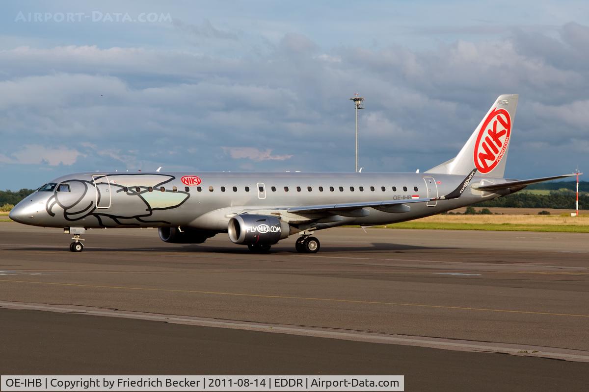 OE-IHB, 2009 Embraer 190LR (ERJ-190-100LR) C/N 19000294, ready for departure