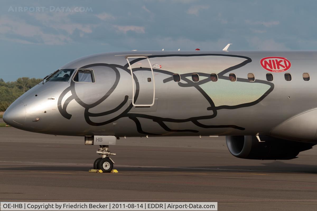 OE-IHB, 2009 Embraer 190LR (ERJ-190-100LR) C/N 19000294, ready for departure