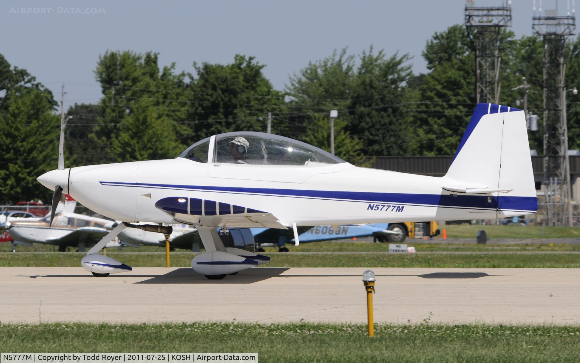 N5777M, 2006 Vans RV-8A C/N 80950, AIRVENUTRE 2011