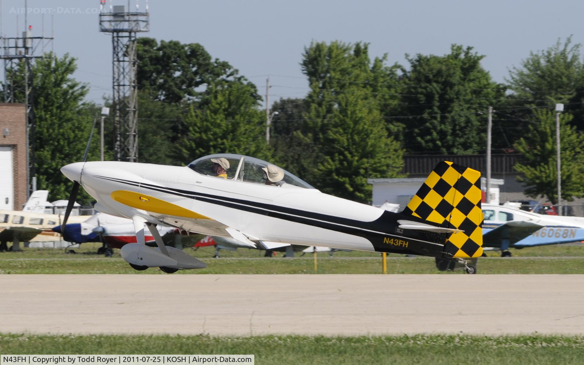 N43FH, 1995 Vans RV-4 C/N 2843, AIRVENTURE 2011