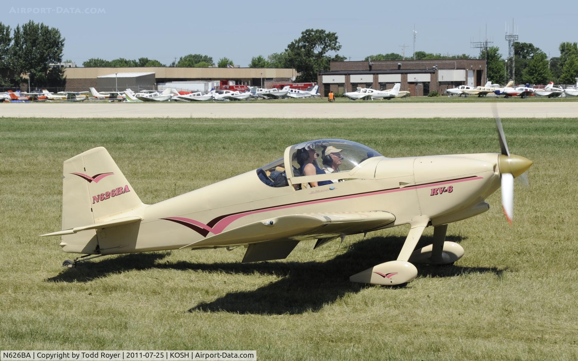 N626BA, 1995 Vans RV-6 C/N 20650, AIRVENTURE 2011