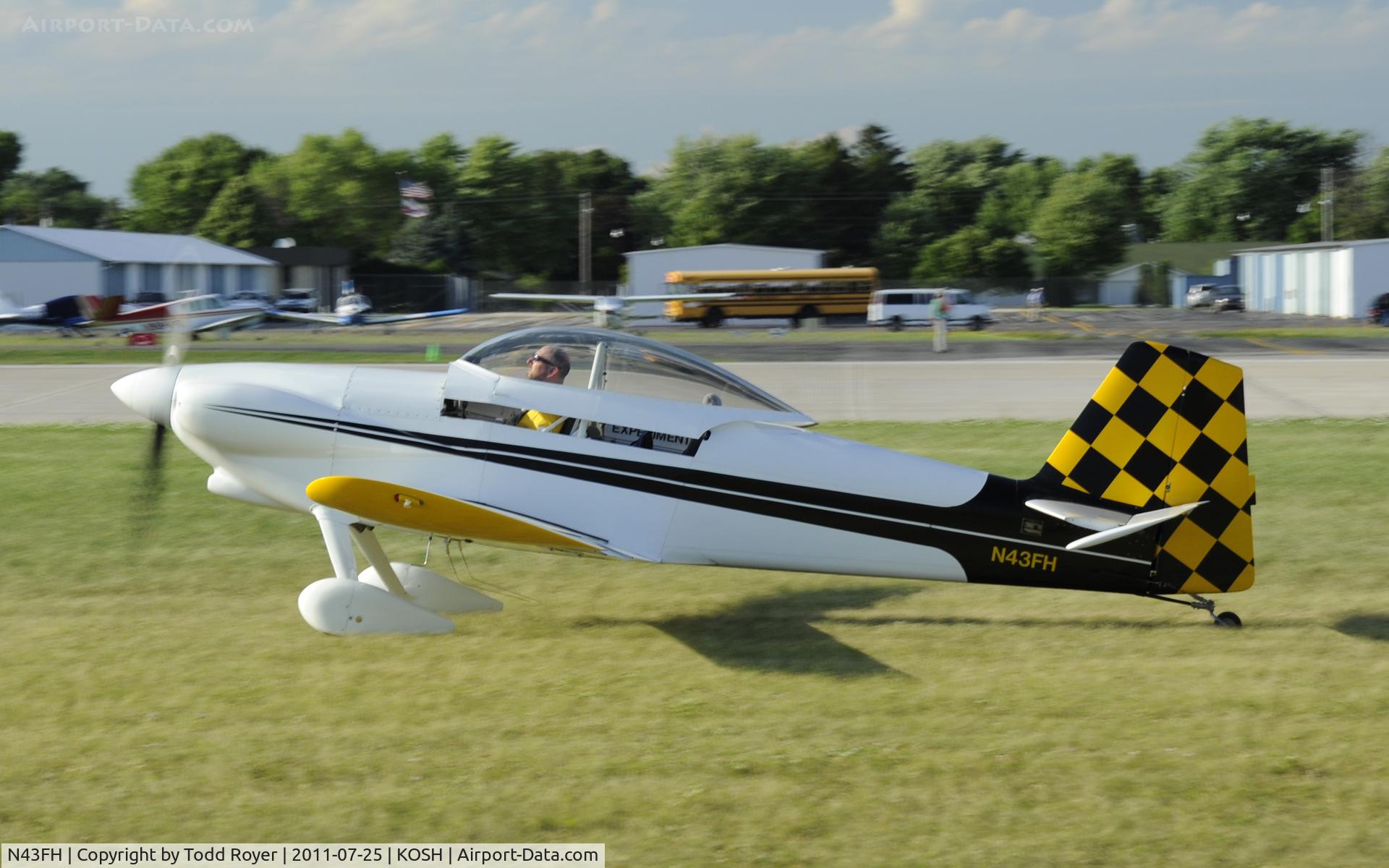 N43FH, 1995 Vans RV-4 C/N 2843, AIRVENTURE 2011
