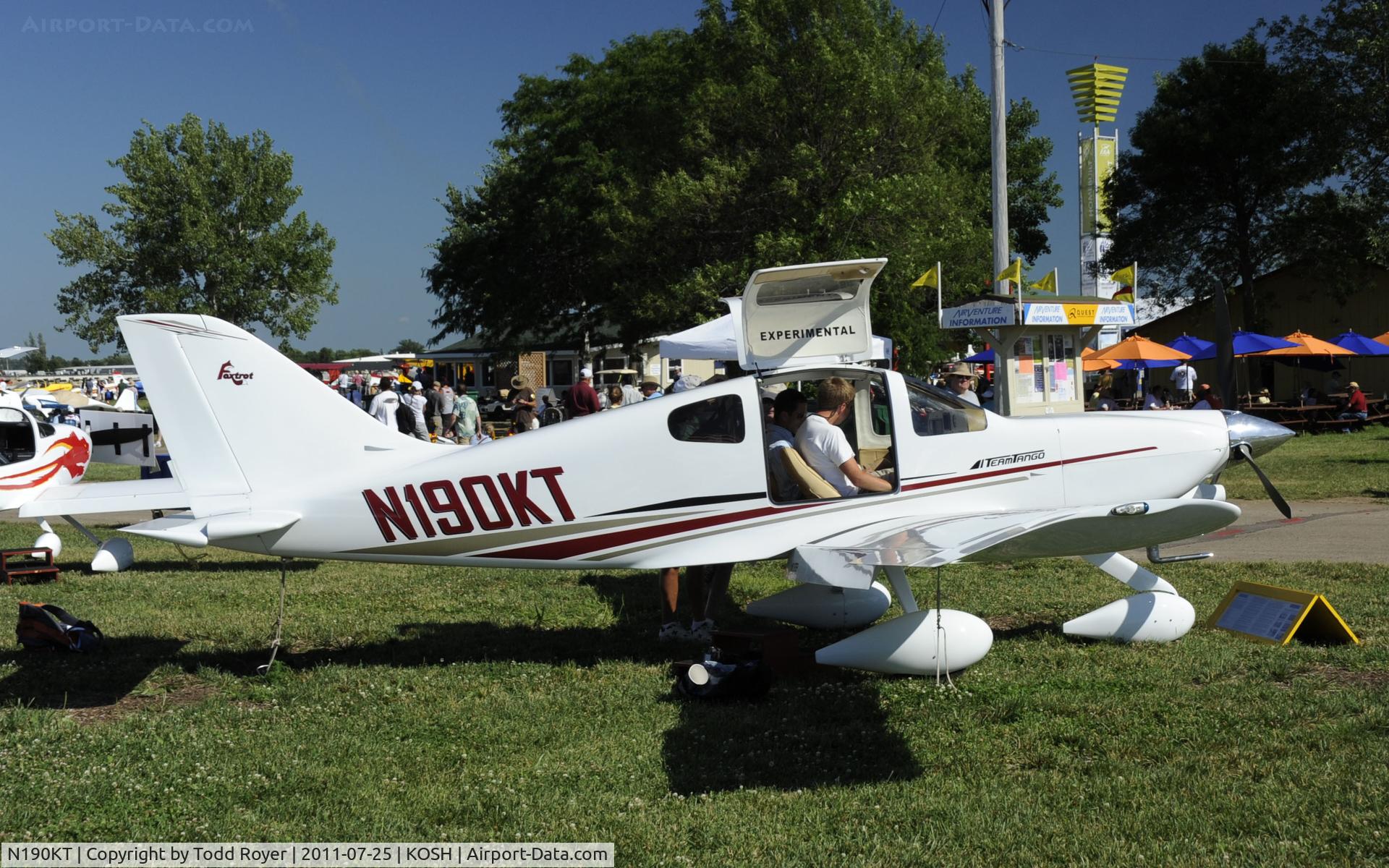 N190KT, 2003 Team Tango Foxtrot C/N F003, AIRVENTURE 2011
