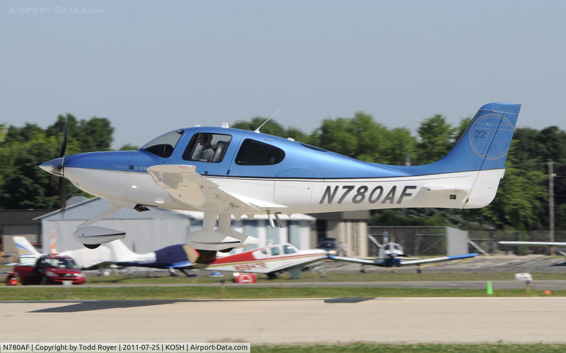 N780AF, 2011 Cirrus SR22T C/N 0161, AIRVENTURE 2011