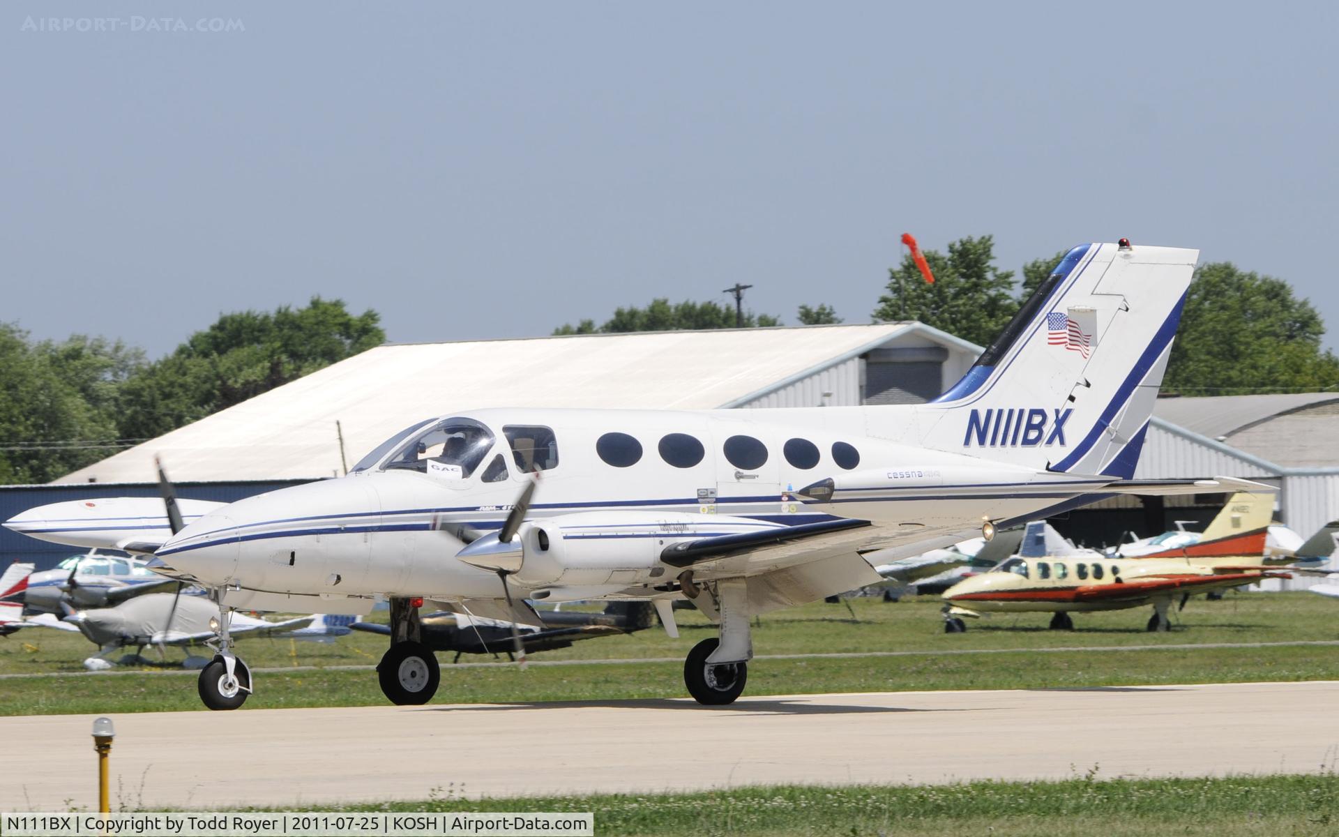 N111BX, 1972 Cessna 414 Chancellor Chancellor C/N 414-0368, AIRVENTURE 2011
