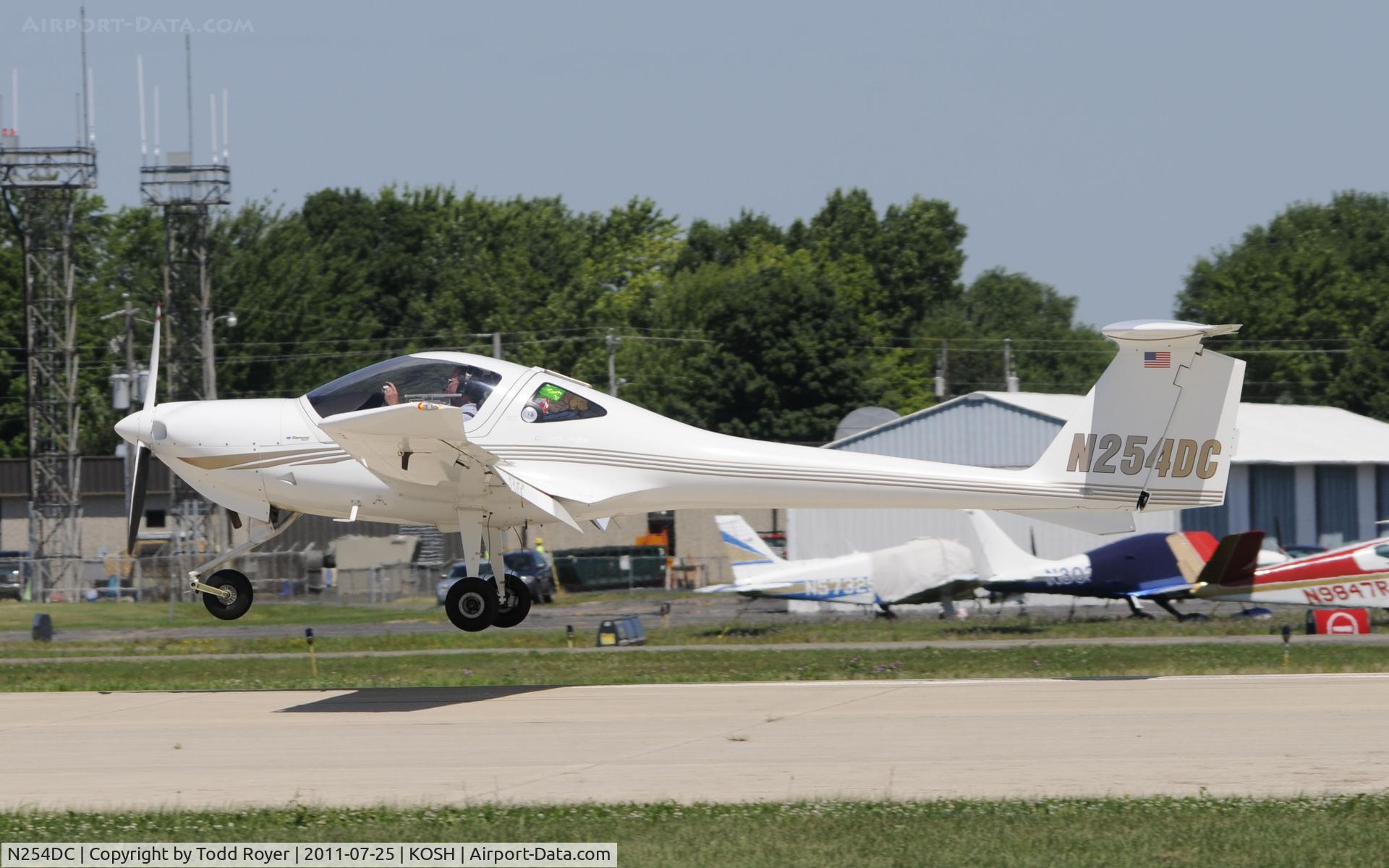 N254DC, 2004 Diamond DA-20C-1 Eclipse C/N C0252, AIRVENTURE 2011