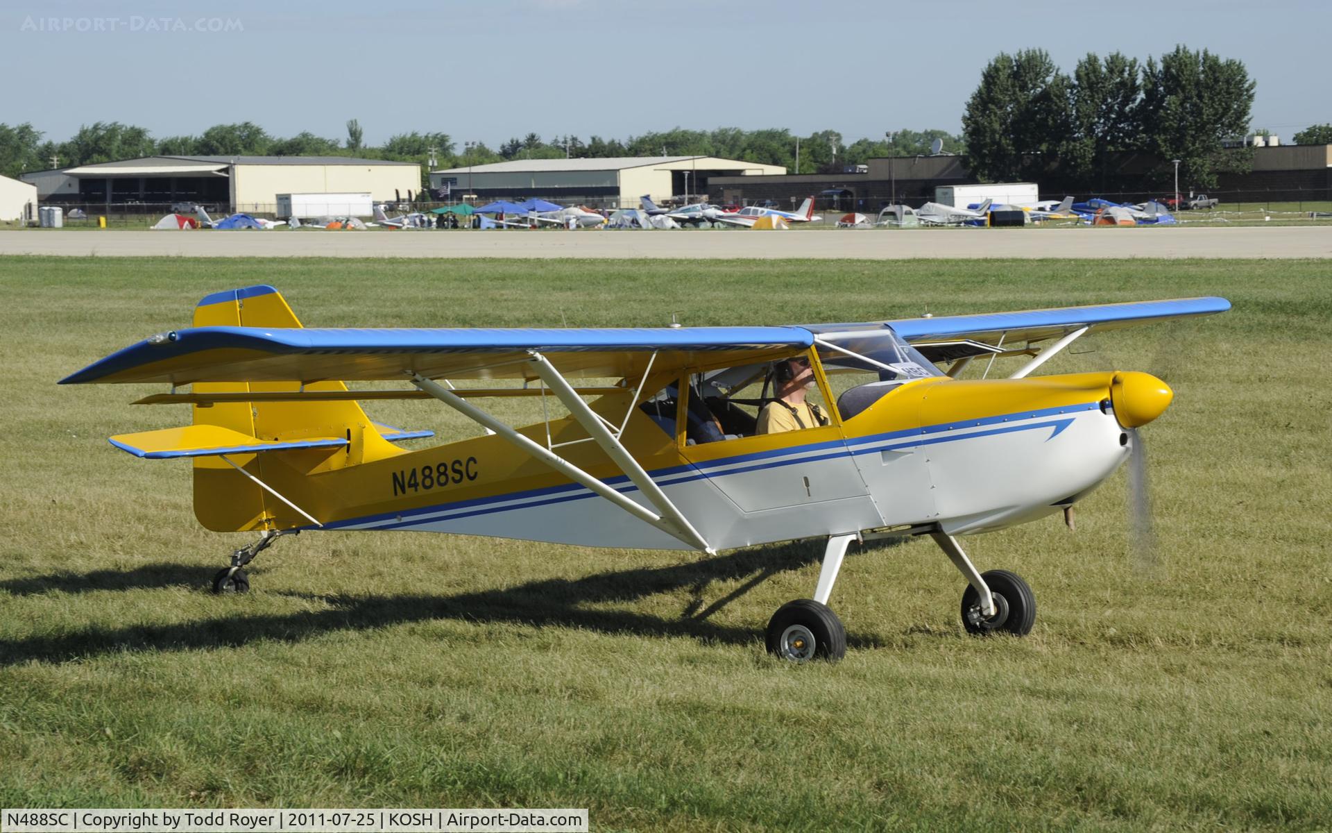 N488SC, 2006 Skystar Kitfox Series 6/7 C/N S0002-012, AIRVENTURE 2011