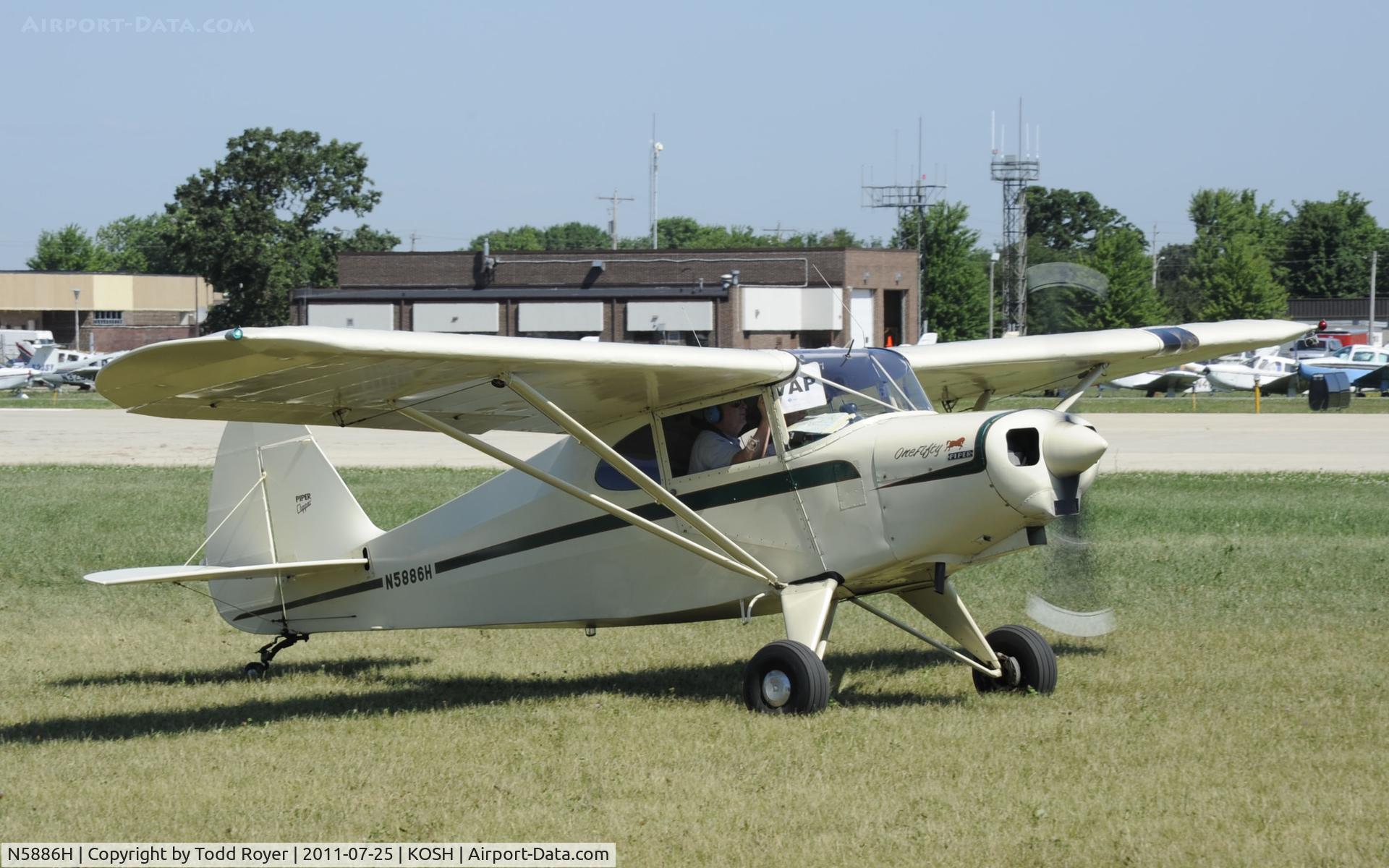 N5886H, 1949 Piper PA-16 Clipper C/N 16-503, AIRVENTURE 2011