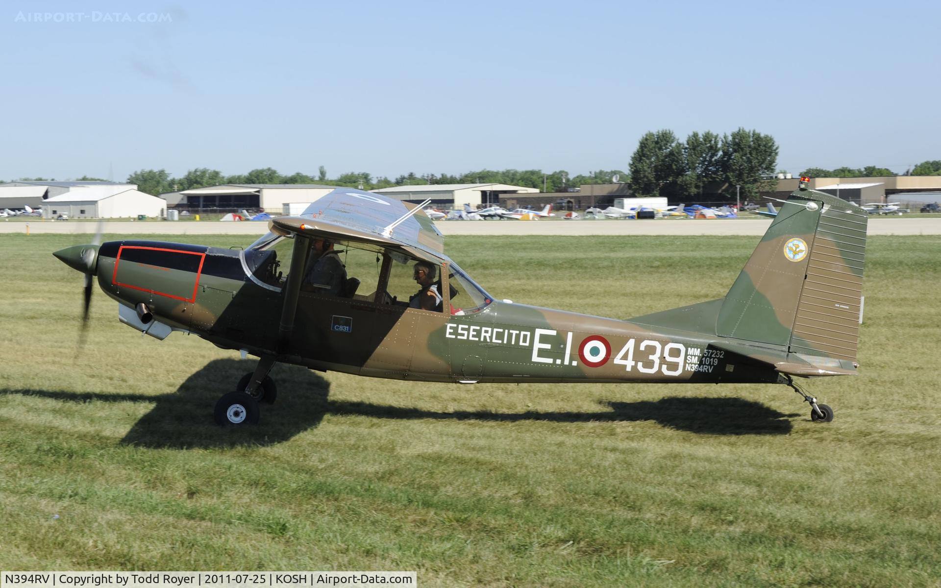 N394RV, SIAI-Marchetti SM-1019 C/N 040, AIRVNTURE 2011