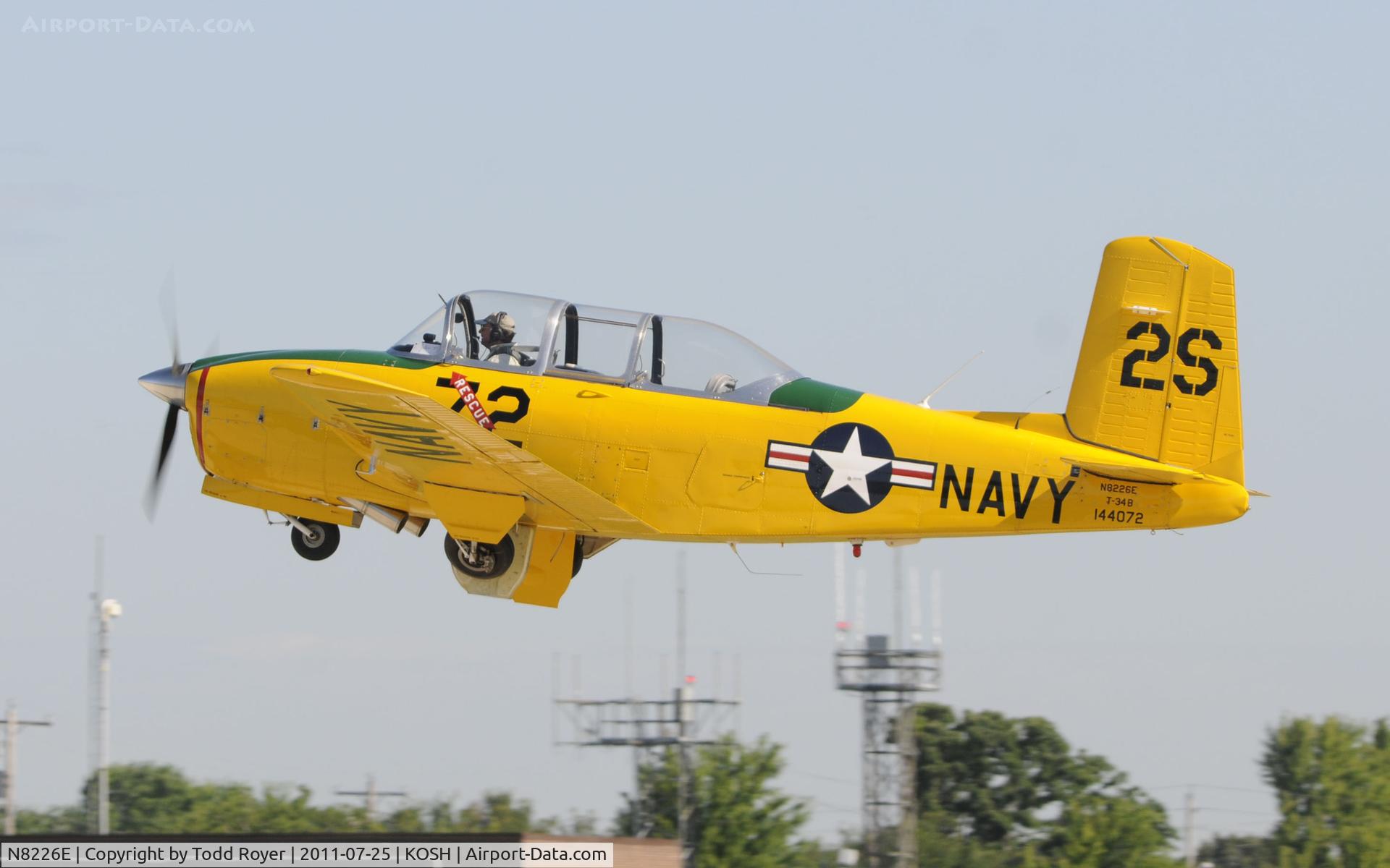 N8226E, 1957 Beech D-45 Mentor C/N BG-379, AIRVENTURE 2011