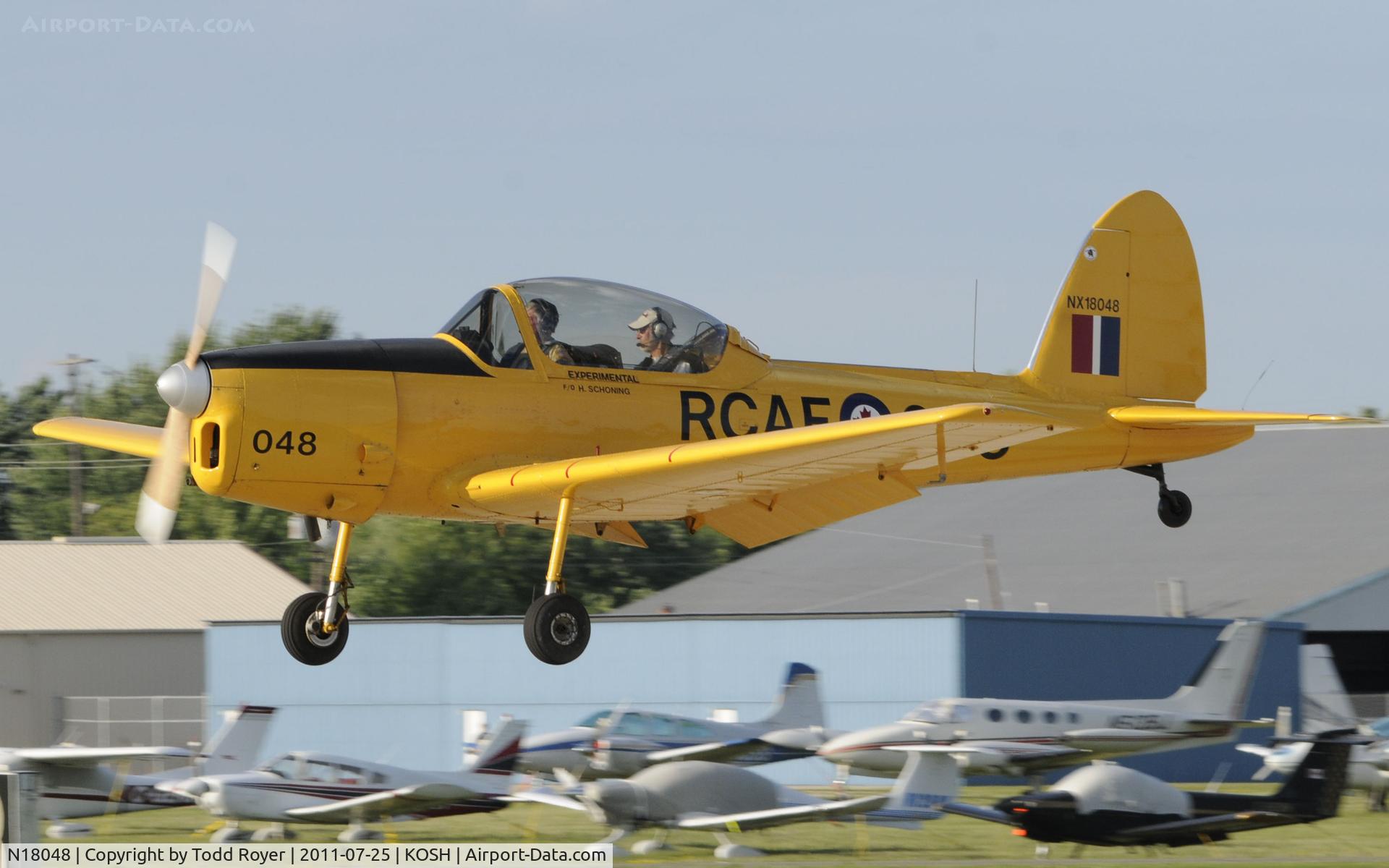 N18048, 1956 De Havilland Canada DHC-1B-2-S5 Chipmunk Mk2 C/N 186-224, AIRVENTURE 2011