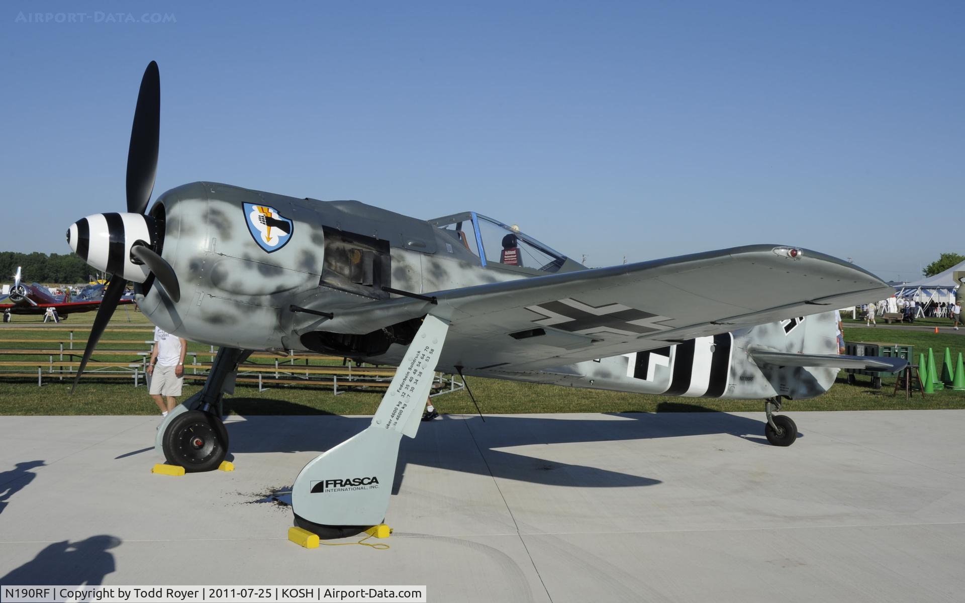 N190RF, Focke-Wulf Fw-190A-9 C/N 980 574, AIRVENTURE 2011