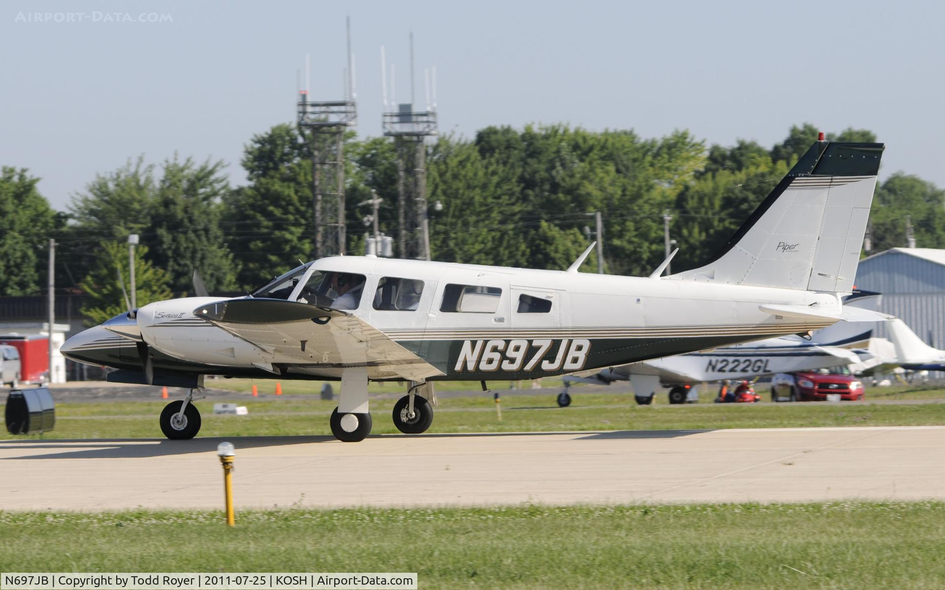 N697JB, 1976 Piper PA-34-200T C/N 34-7770035, AIRVENTURE 2011