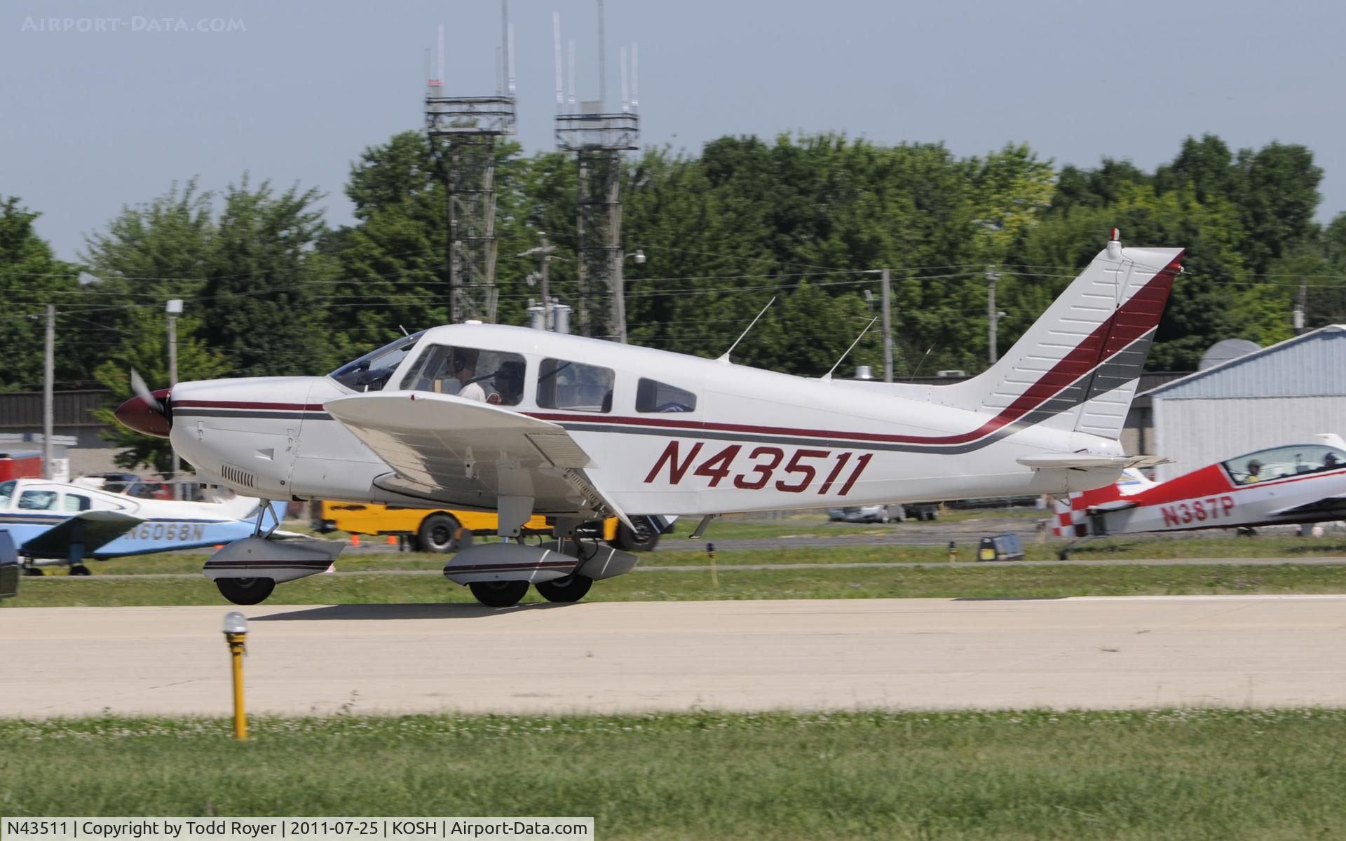 N43511, 1974 Piper PA-28-180 C/N 28-7405201, AIRVENTURE 2011