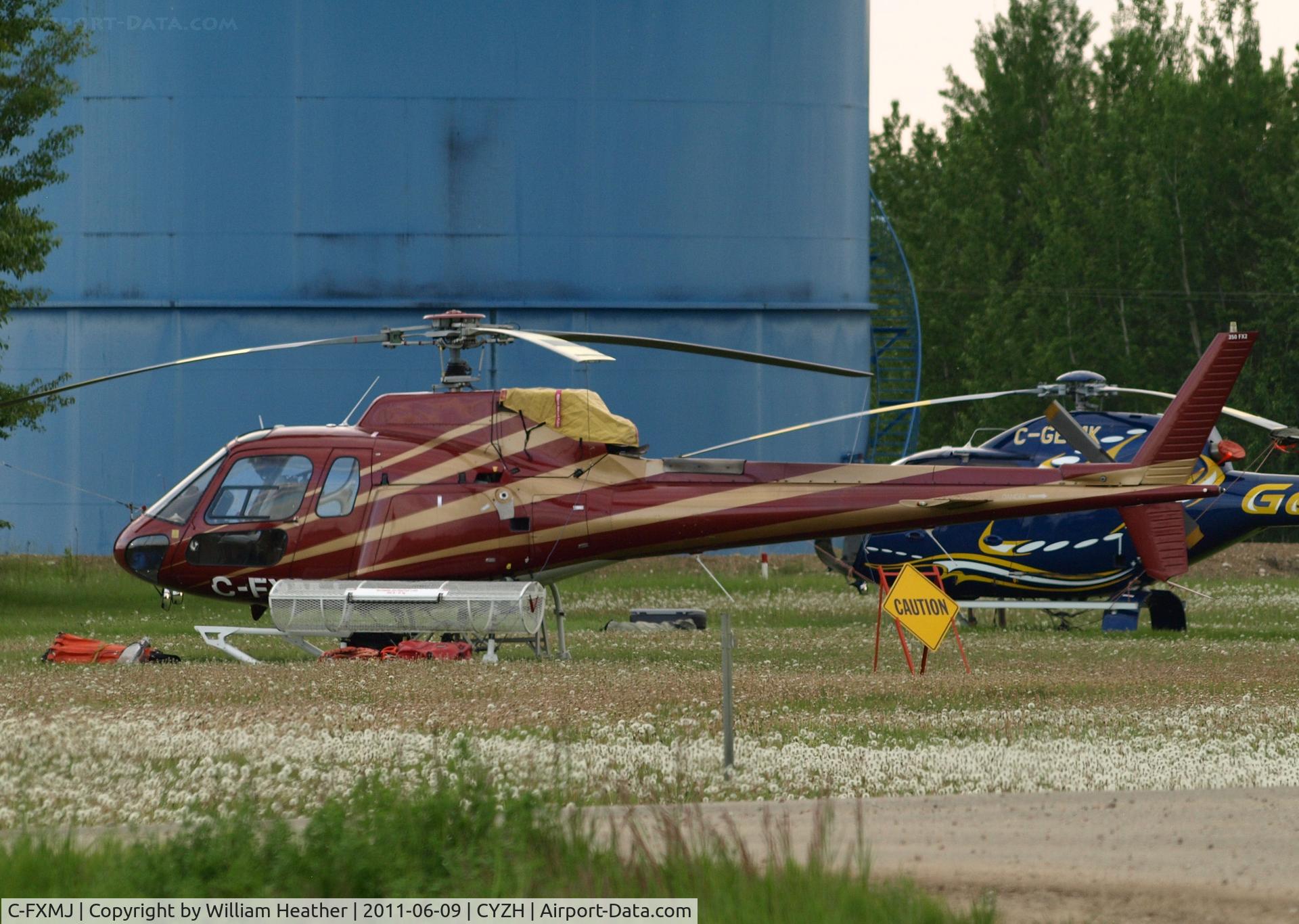 C-FXMJ, 1981 Aerospatiale AS-350BA Ecureuil C/N 1436, Slave Lake Area