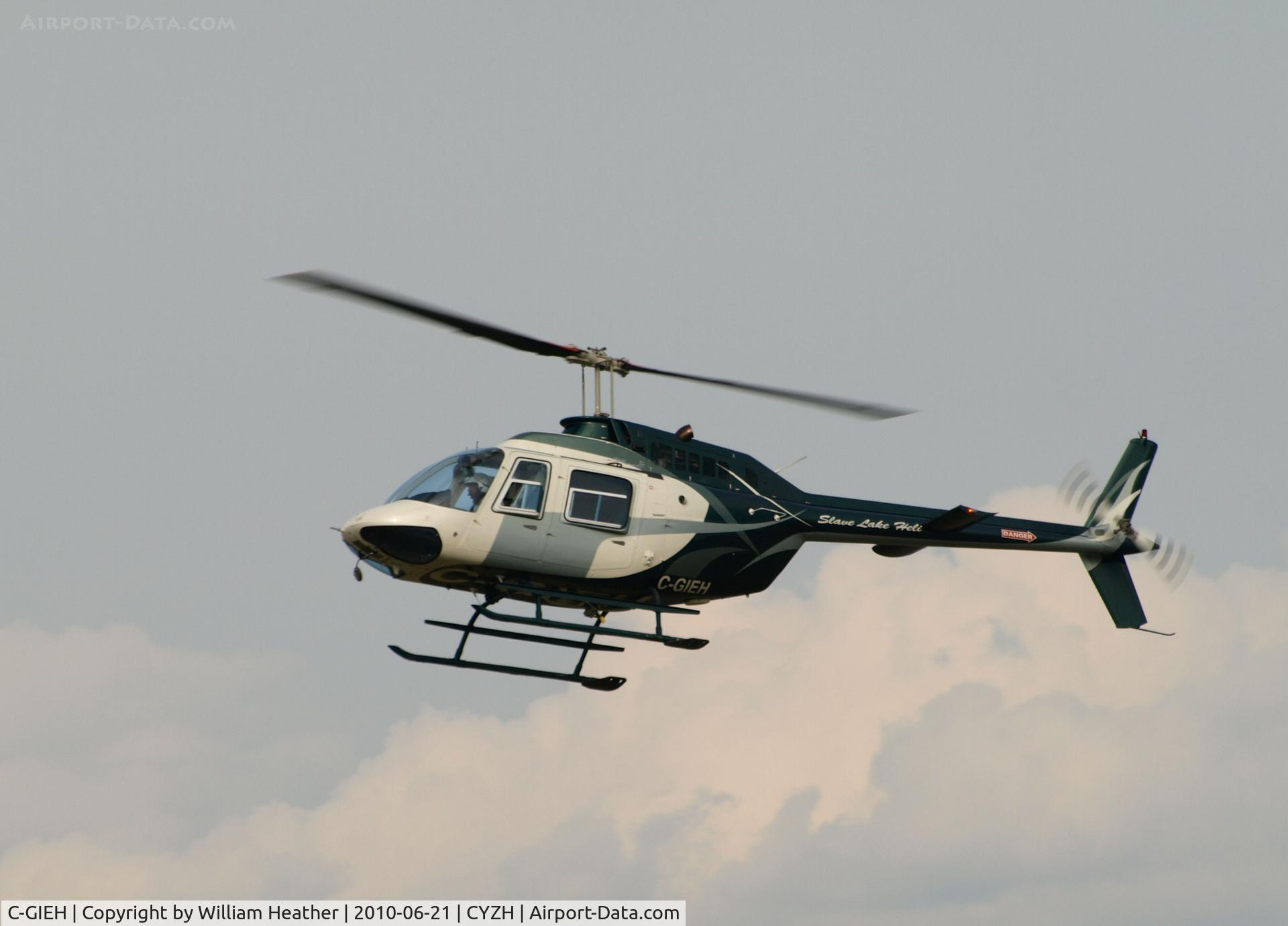C-GIEH, 1990 Bell 206B JetRanger III C/N 4097, Slave Lake Air Tanker Base