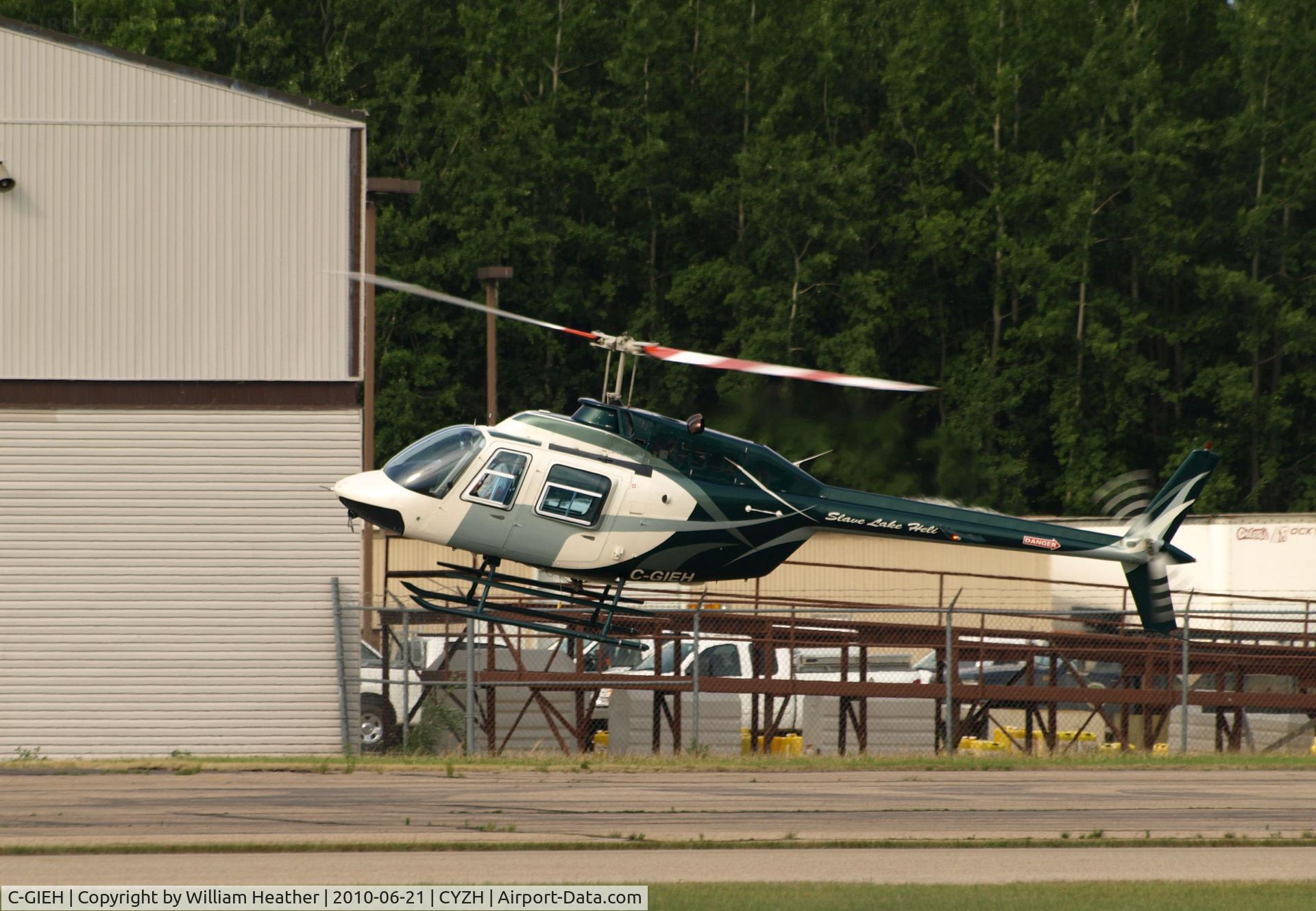 C-GIEH, 1990 Bell 206B JetRanger III C/N 4097, Slave Lake Air Tanker Base