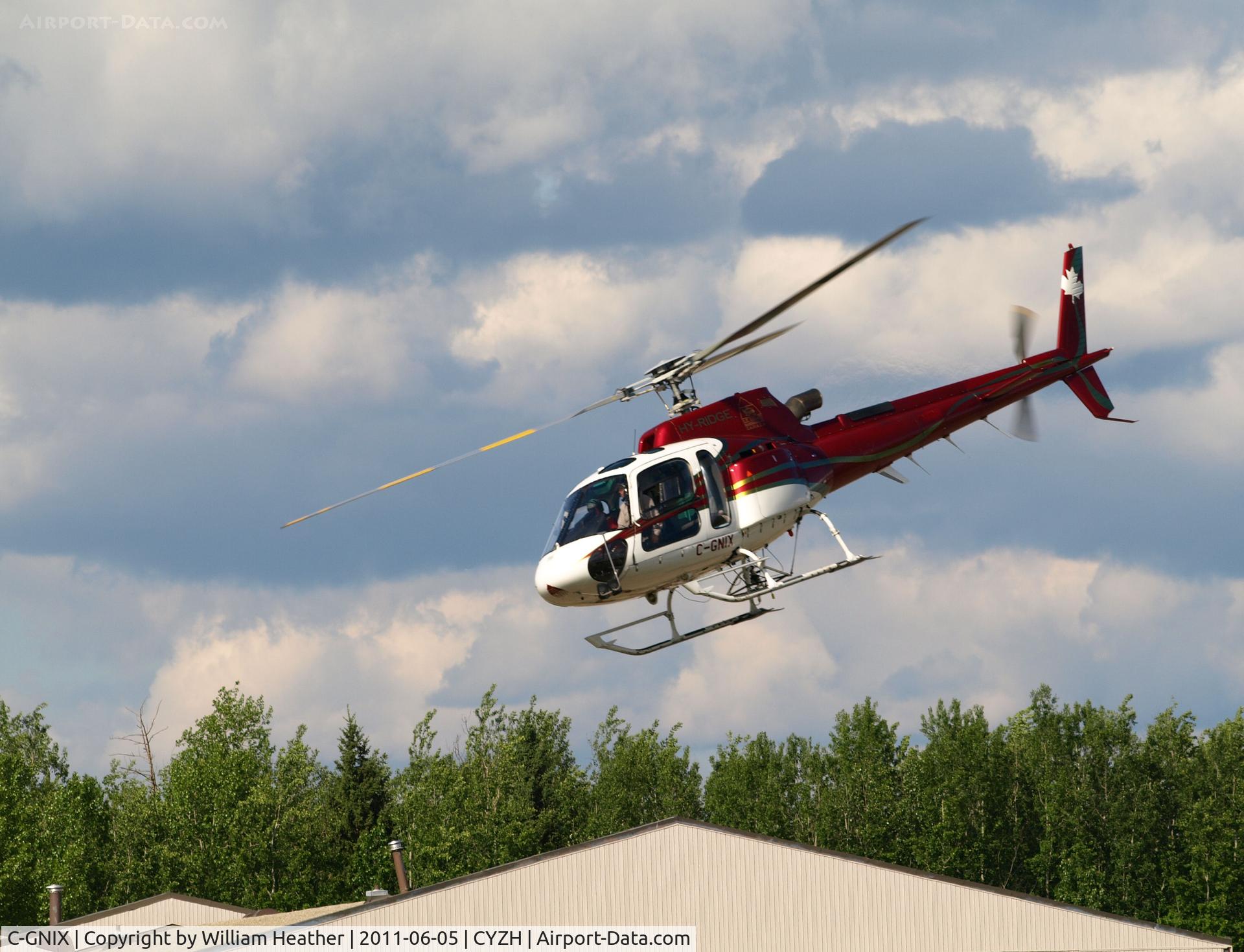 C-GNIX, 2001 Aerospatiale AS-350B-3 Ecureuil C/N 3478, Slave Lake Air Tanker Base