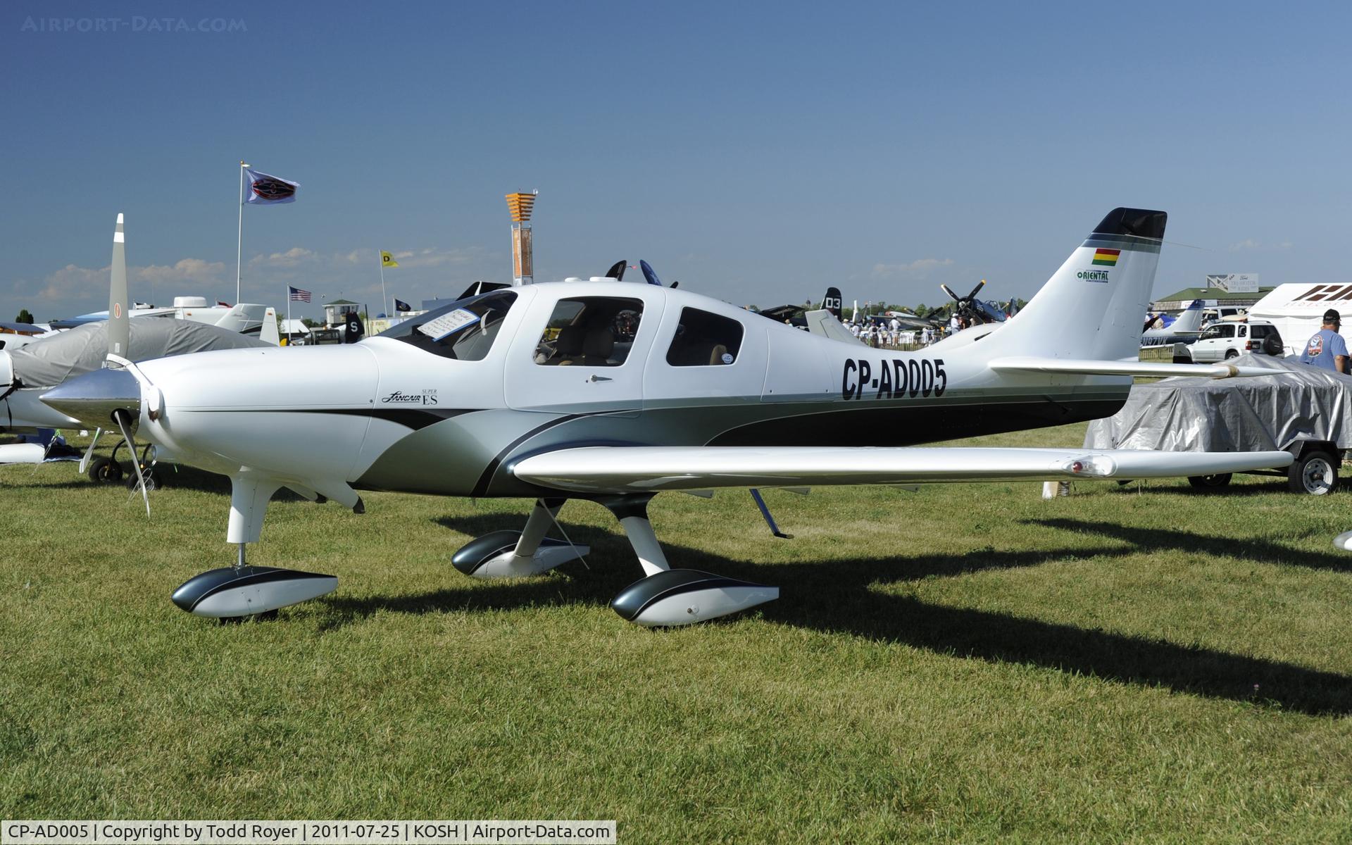 CP-AD005, 2010 Lancair Super ES C/N 096, AIRVENTURE 2011
