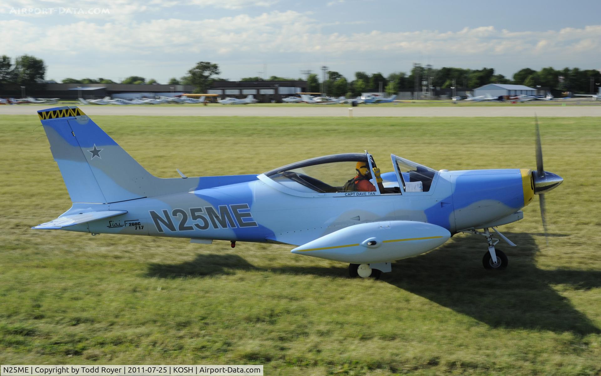 N25ME, 1983 SIAI-Marchetti SF-260 C/N 717, AIRVENTURE 2011