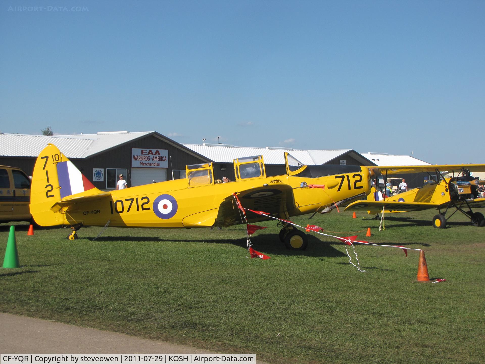 CF-YQR, 1943 Fairchild M-62A-3 Cornell II C/N FC213, On display EAA2011 @ KOSH