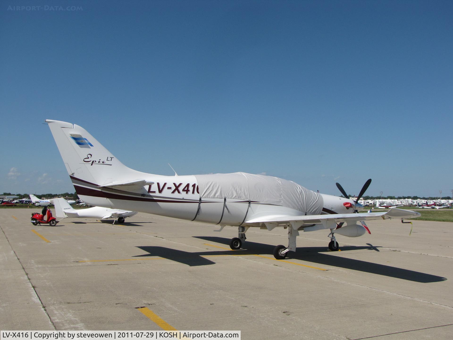 LV-X416, 2009 AIR Epic LT C/N 227, Epic in the Home build area EAA2011