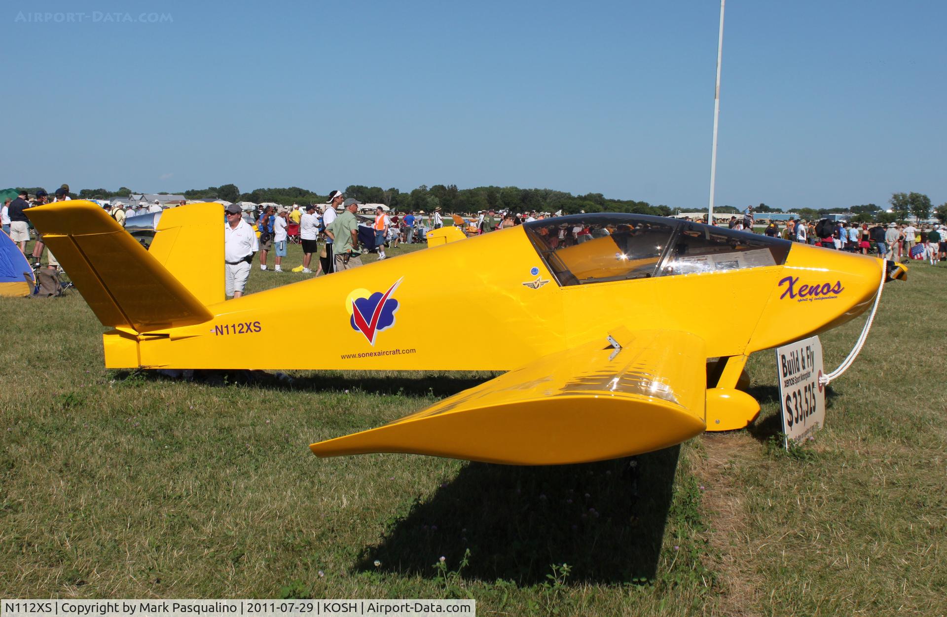 N112XS, 2003 Sonex Xenos C/N X0001, Sonex Xenos