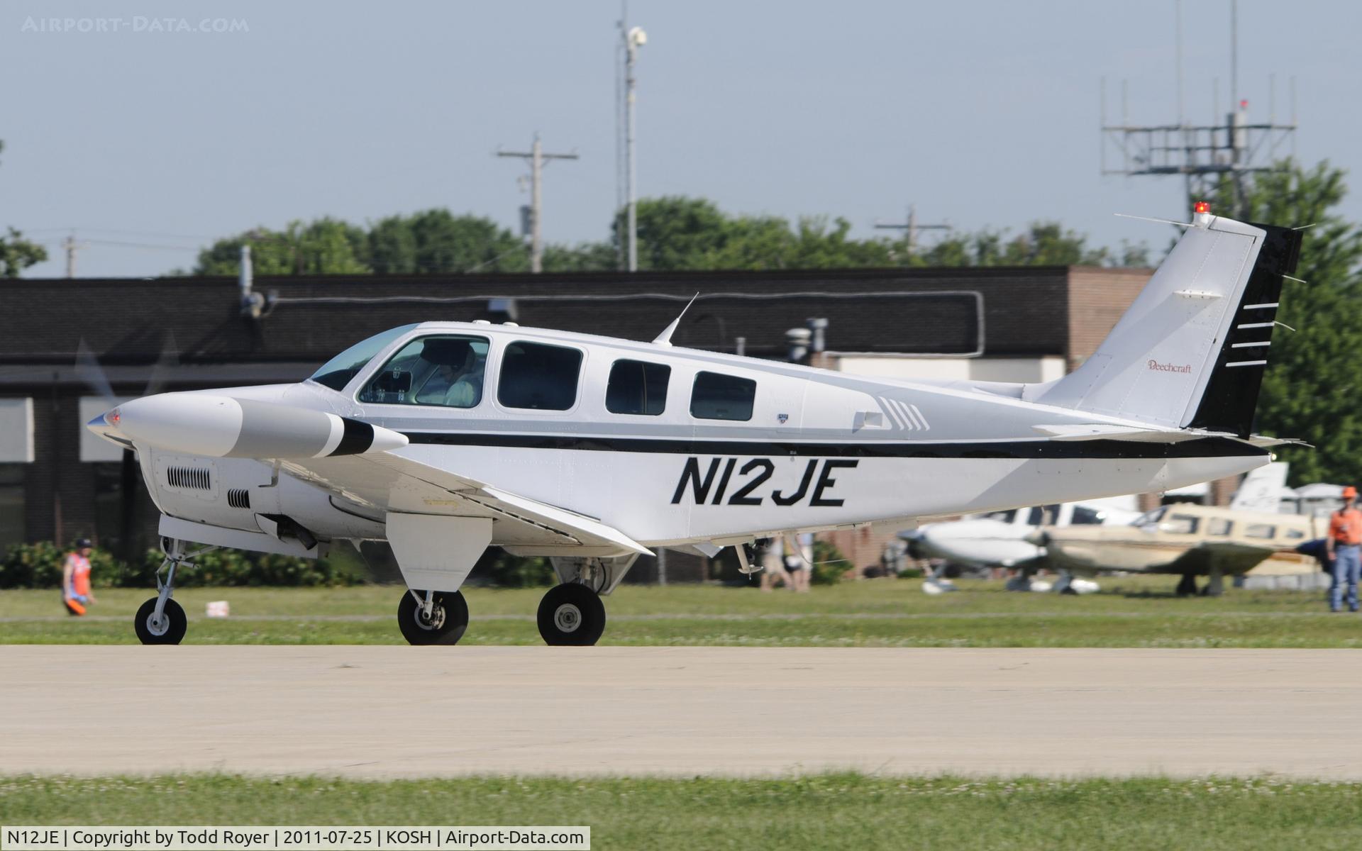 N12JE, Beech A36 Bonanza 36 C/N E-2961, AIRVENTURE 2011